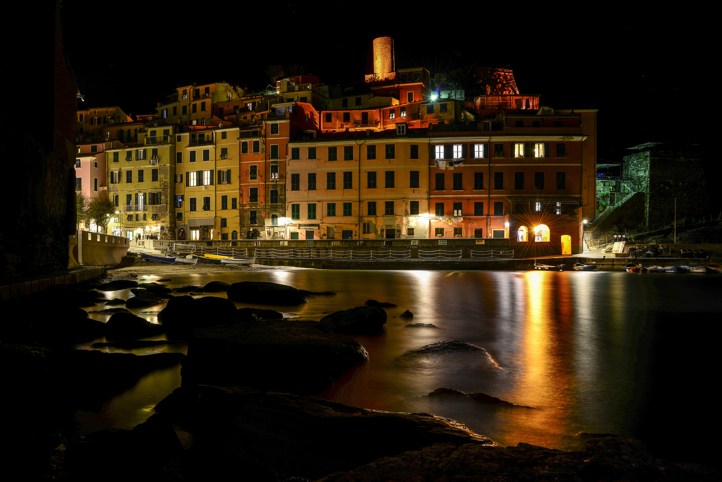 Reflections from the rocks