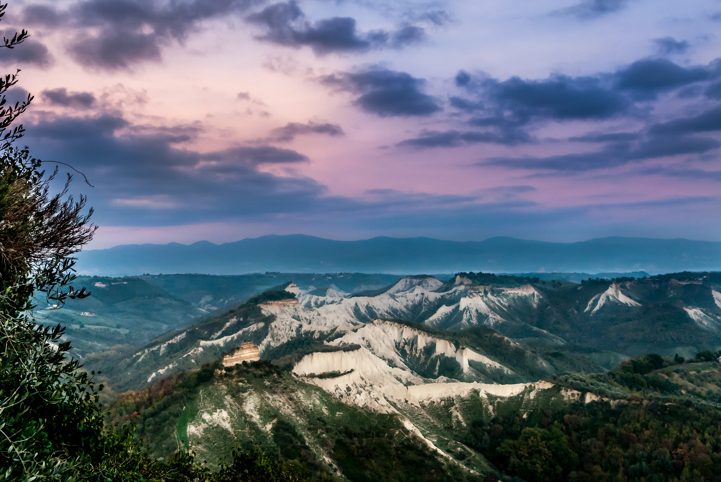 Vista da Civita di Bagnoregio
