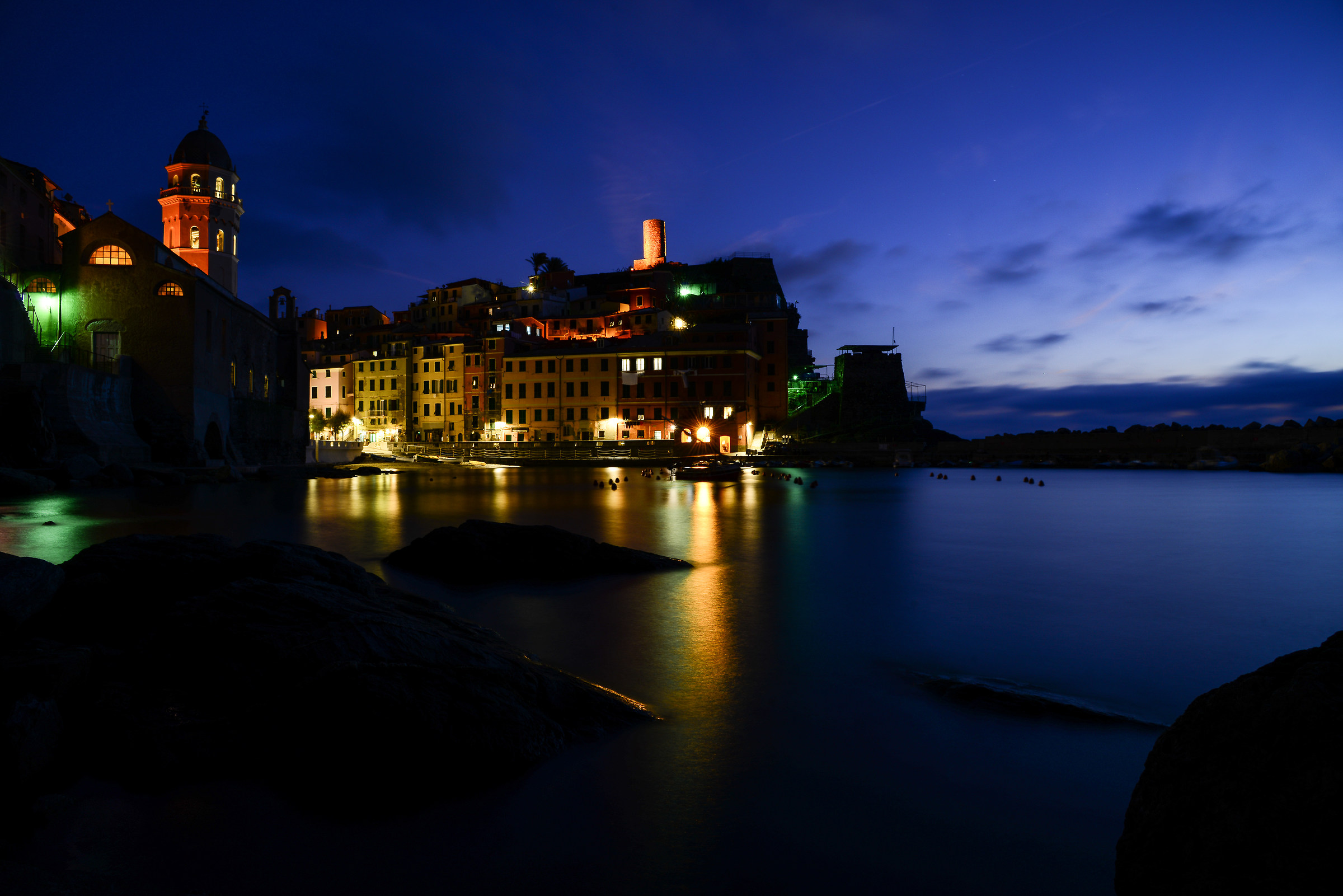 Vernazza nel..blu painted blue ...