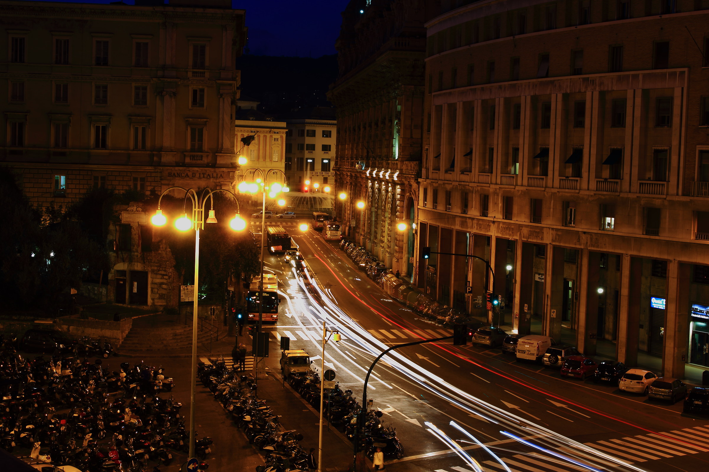 Lights in Piazza Dante
