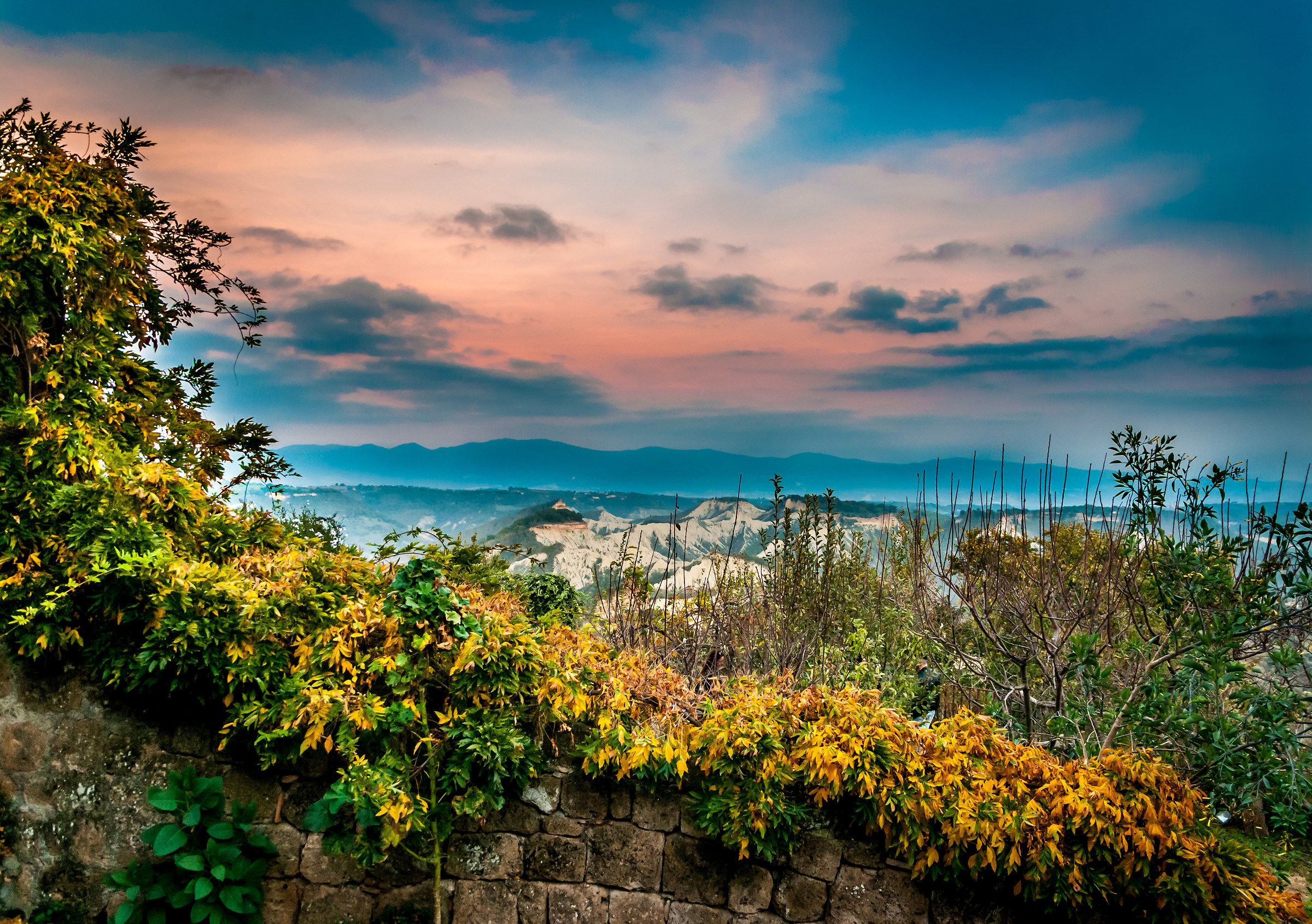 Vista da Civita di Bagnoregio