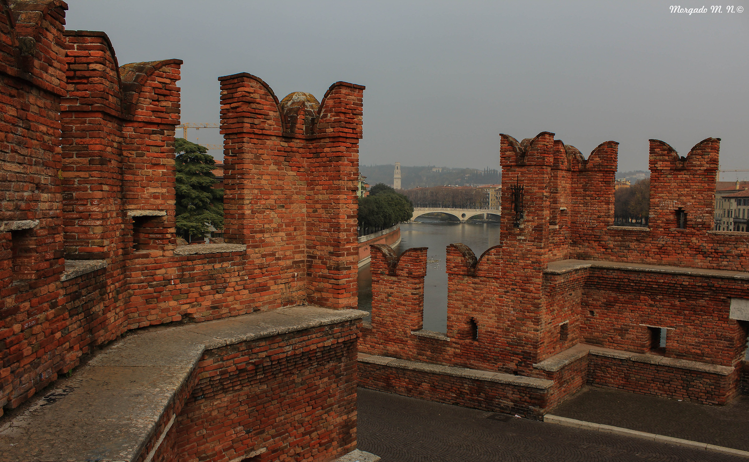 veduta dal ponte di Castelvecchio...