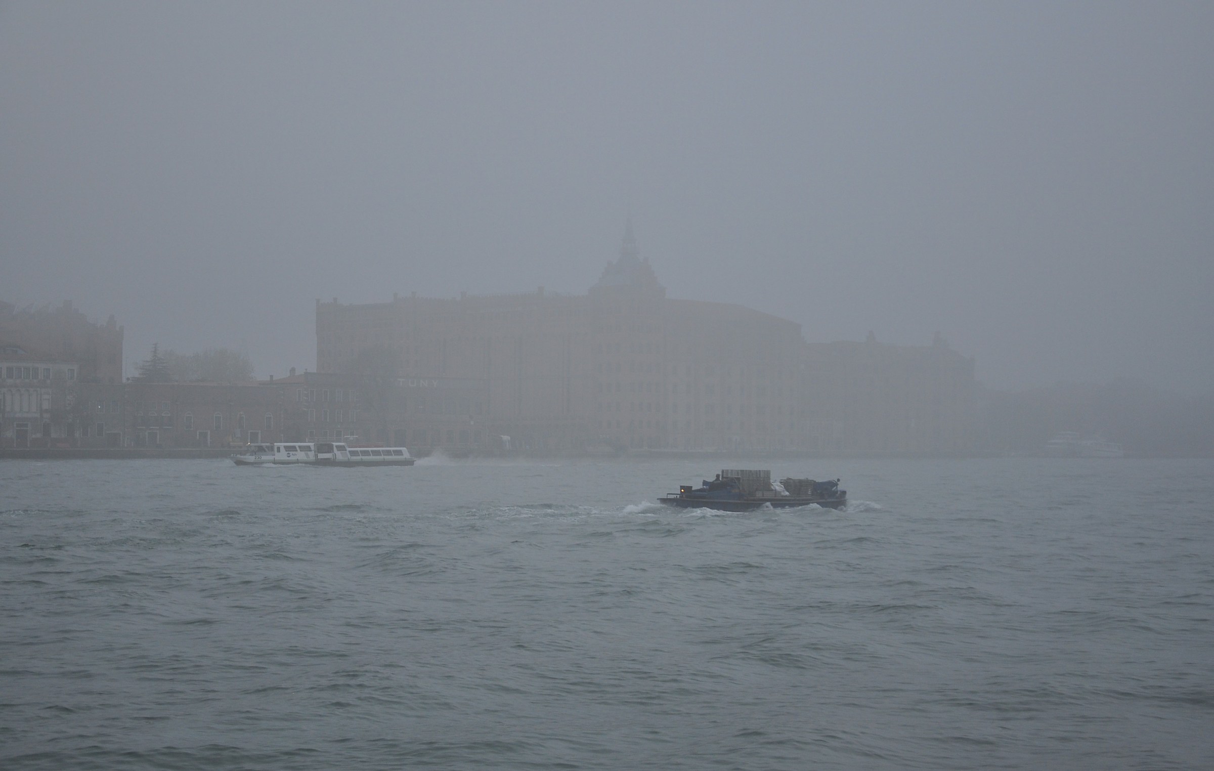 fog in Venice