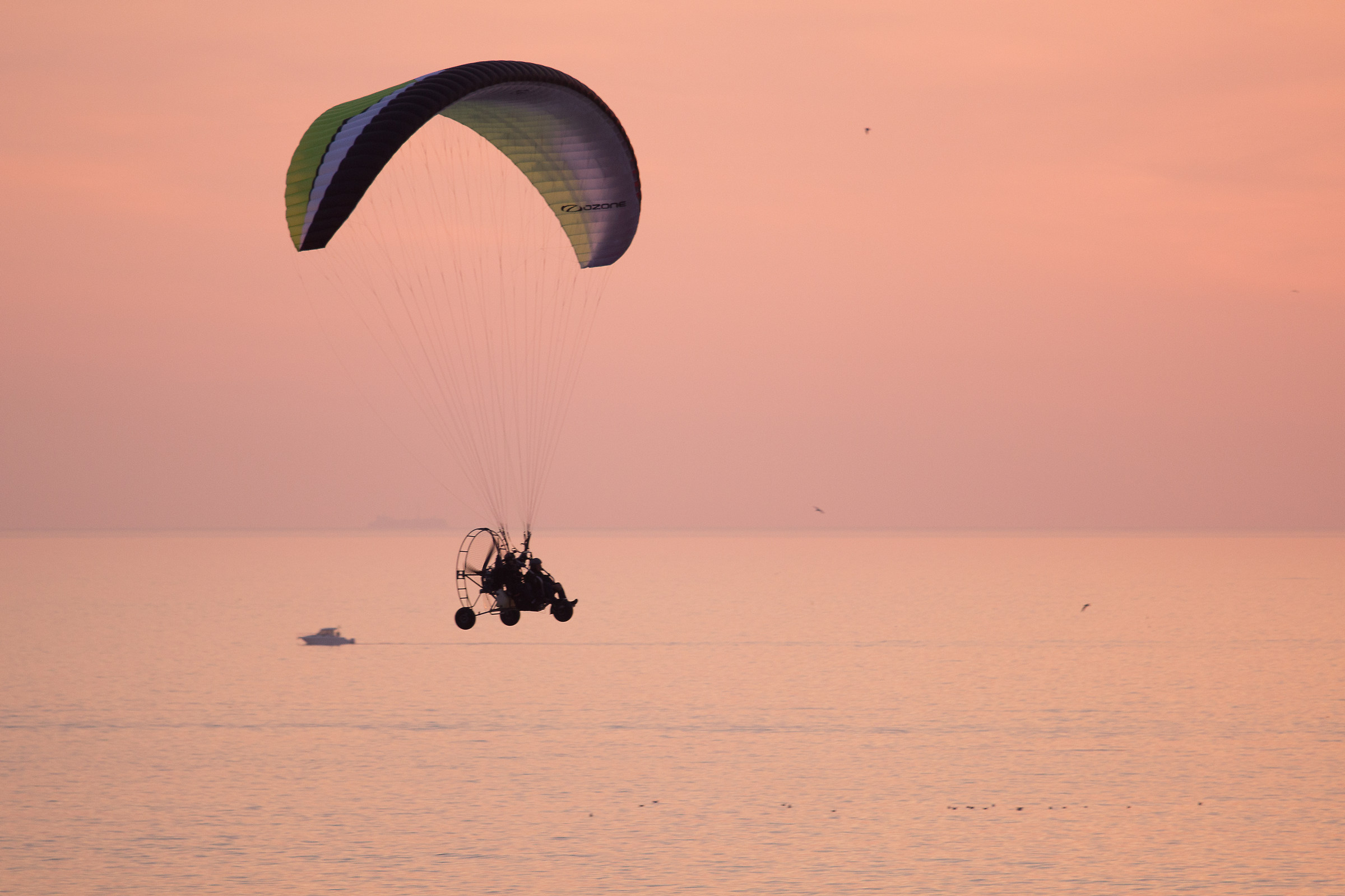 nella luce del tramonto