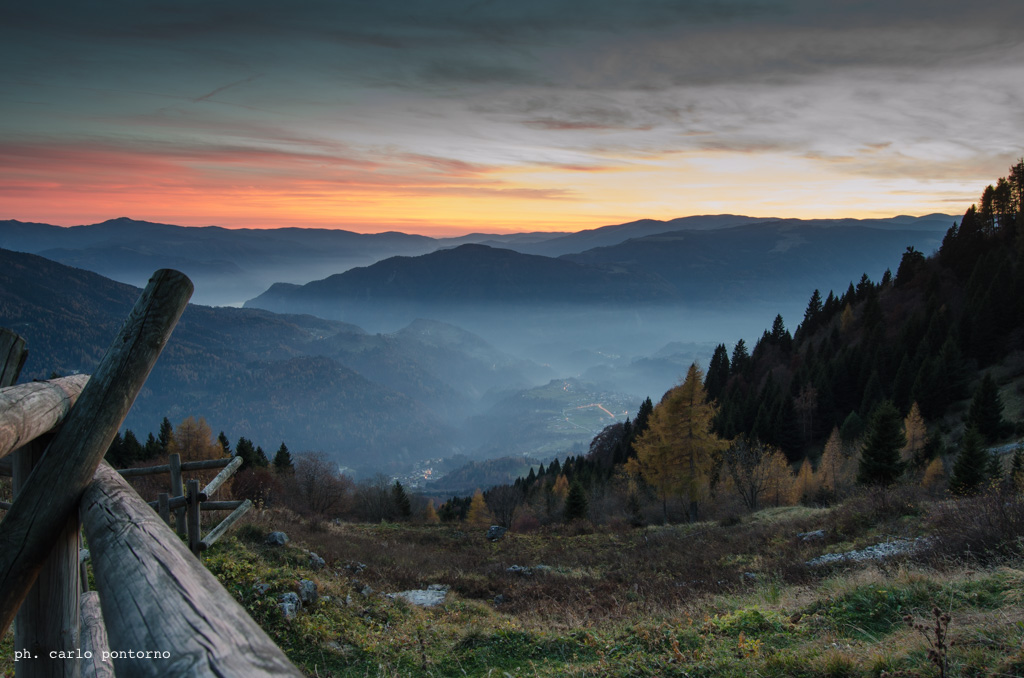 Sunset from Casera Prese