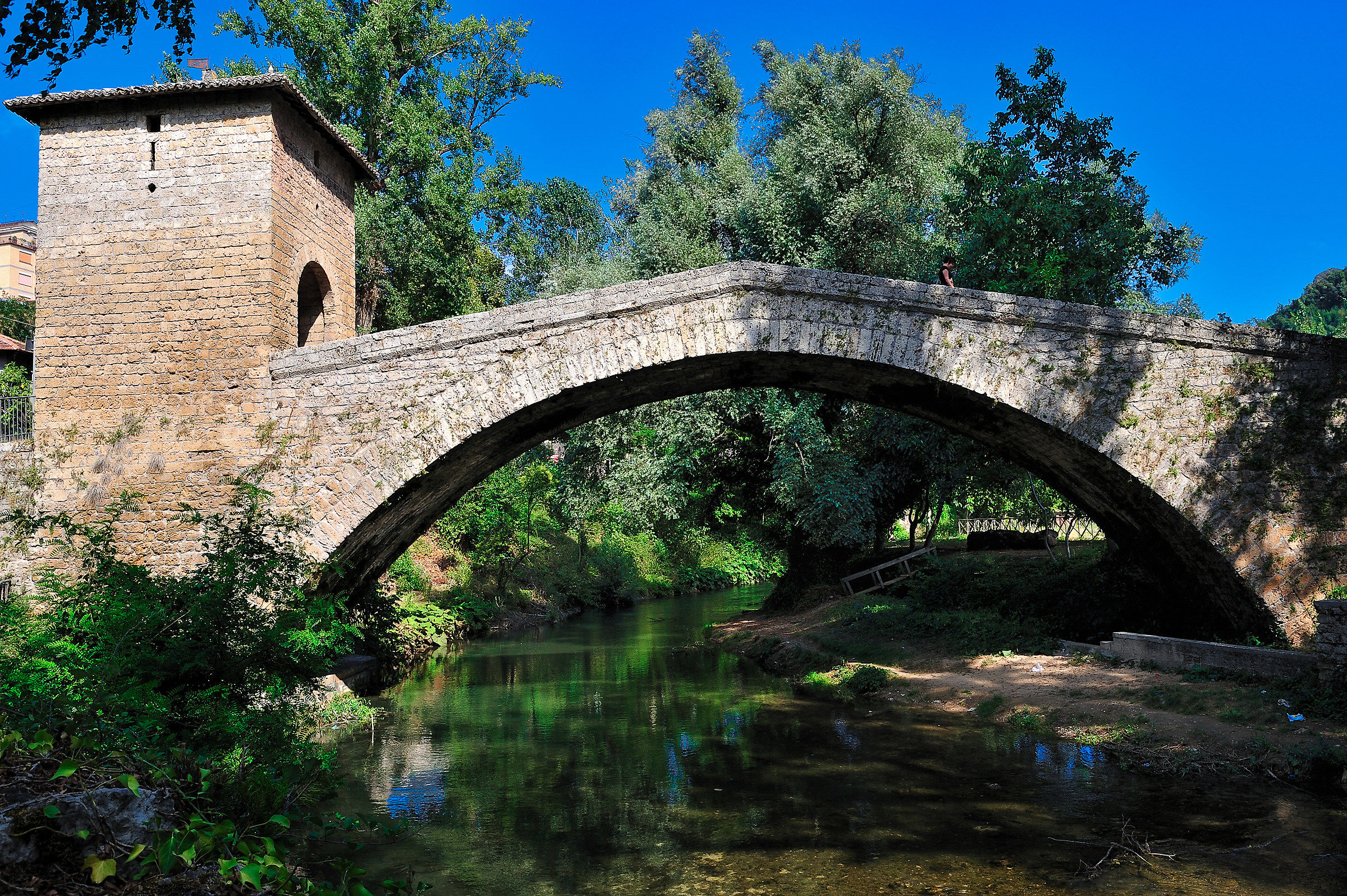 Subiaco (Rm)-Ponte Medievale S.Francesco sull'Aniene