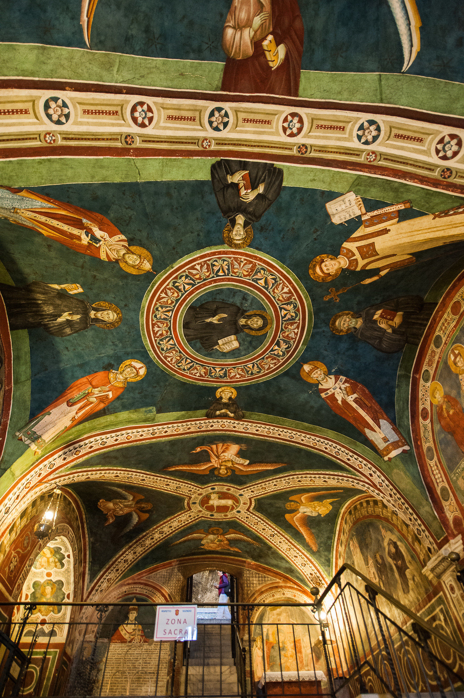 Subiaco (Rm)-Affreschi interno Monast. S.Benedetto