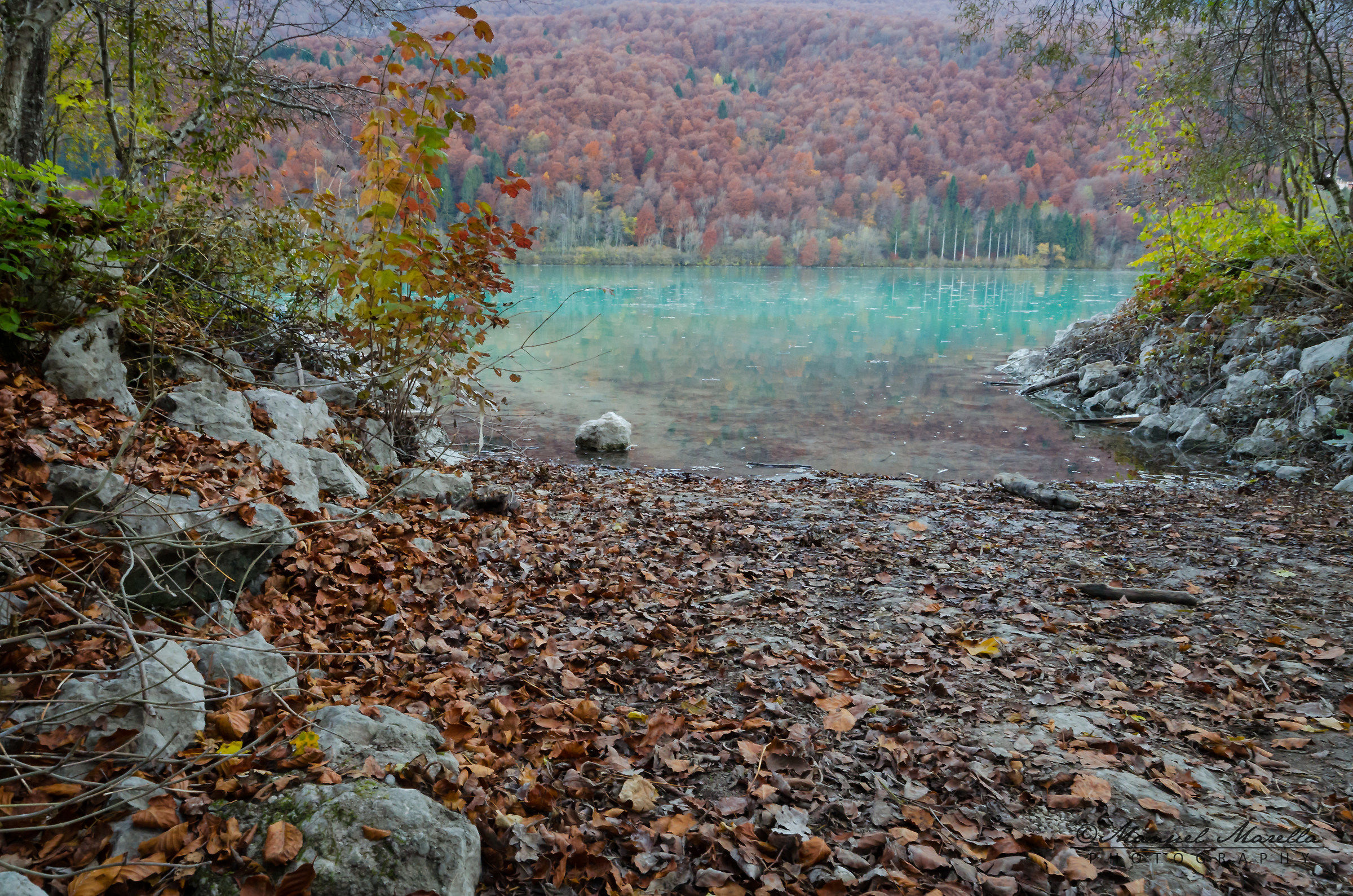 Autumn in Lake Barcis