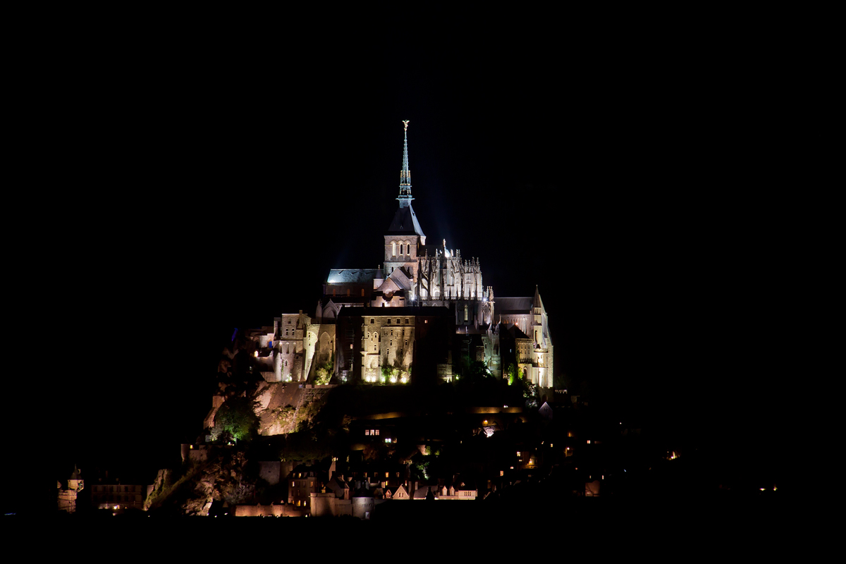 Mont Saint-Michel nuit