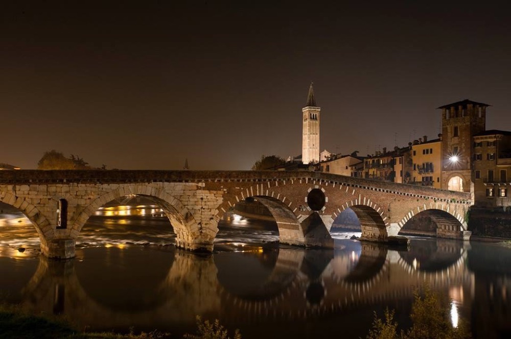 Stone Bridge by Night