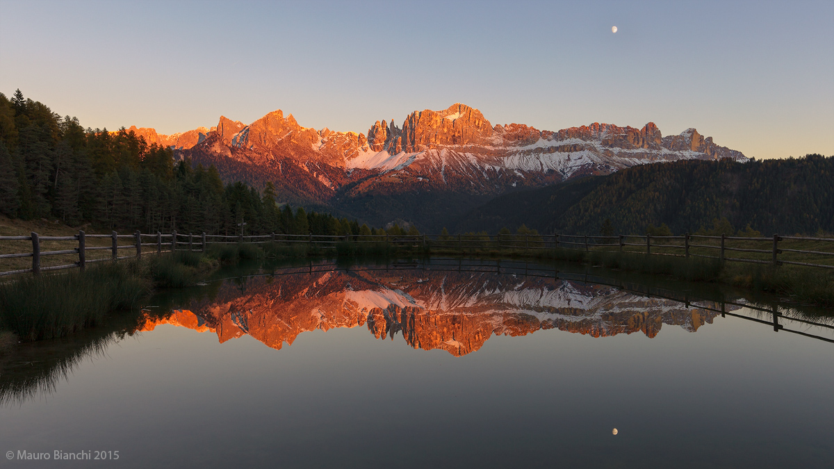 Last rays of the Rosengarten