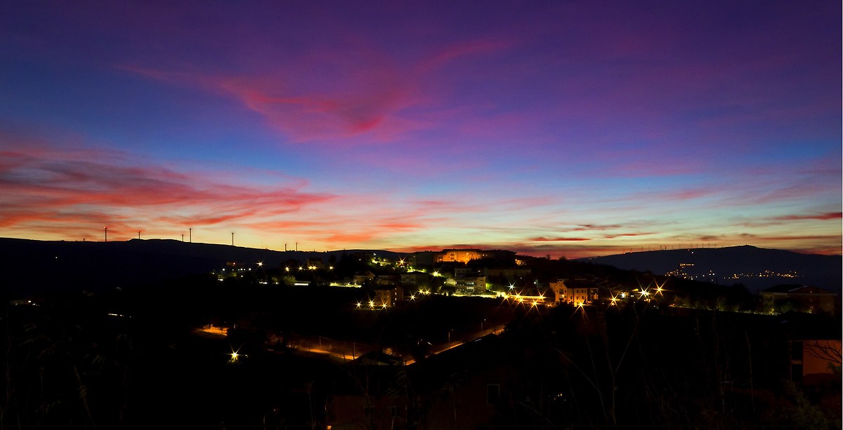 Tramonto autunnale in Lucania