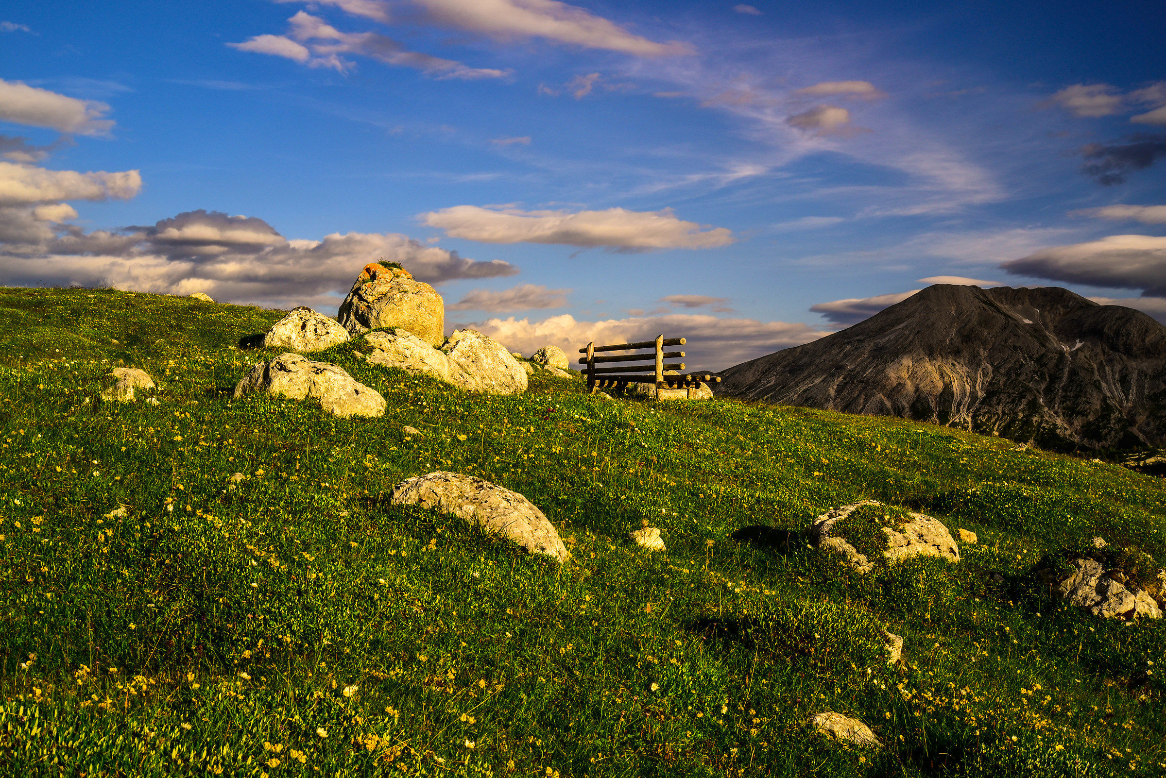 panchina sull'infinito