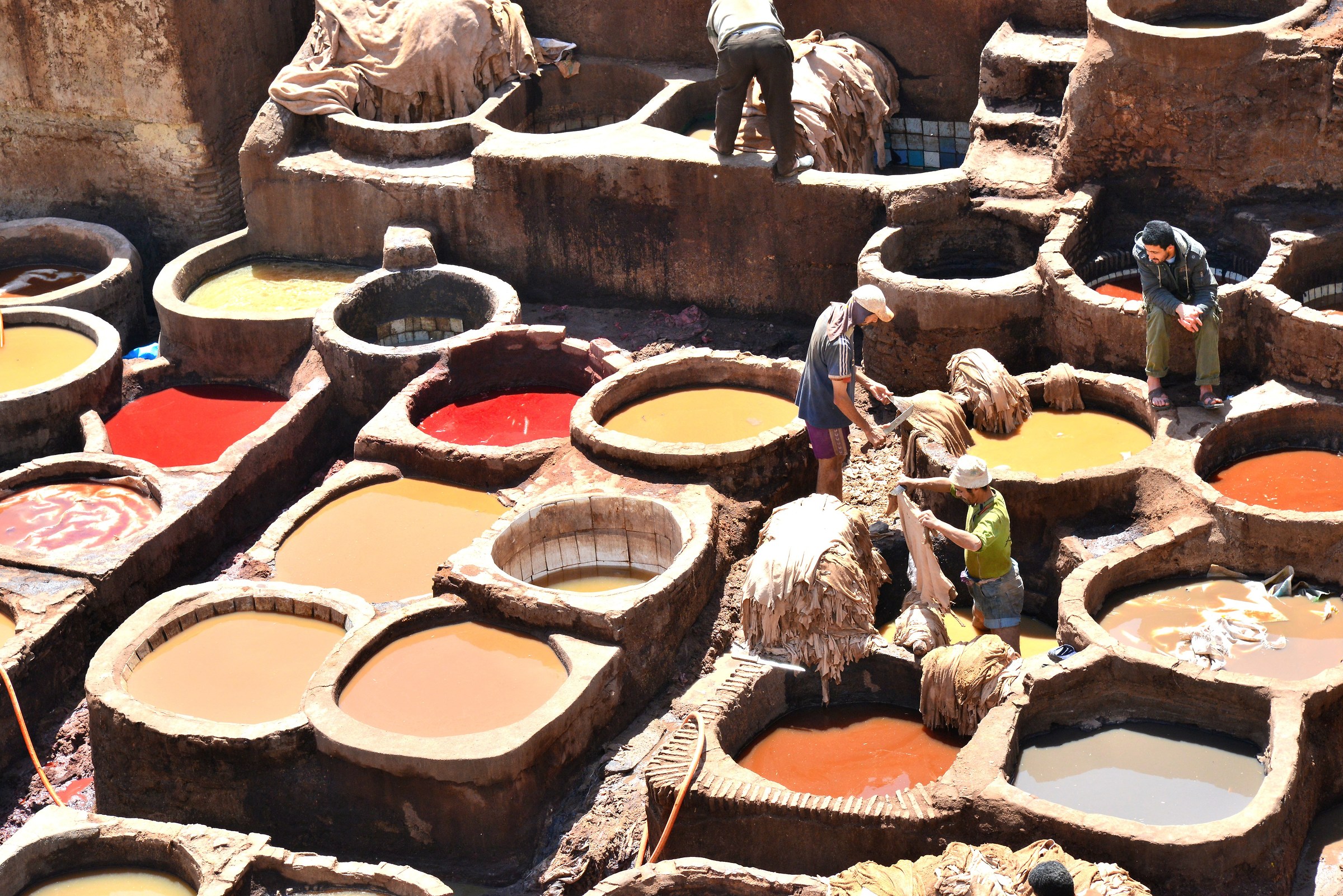leather work in Fez