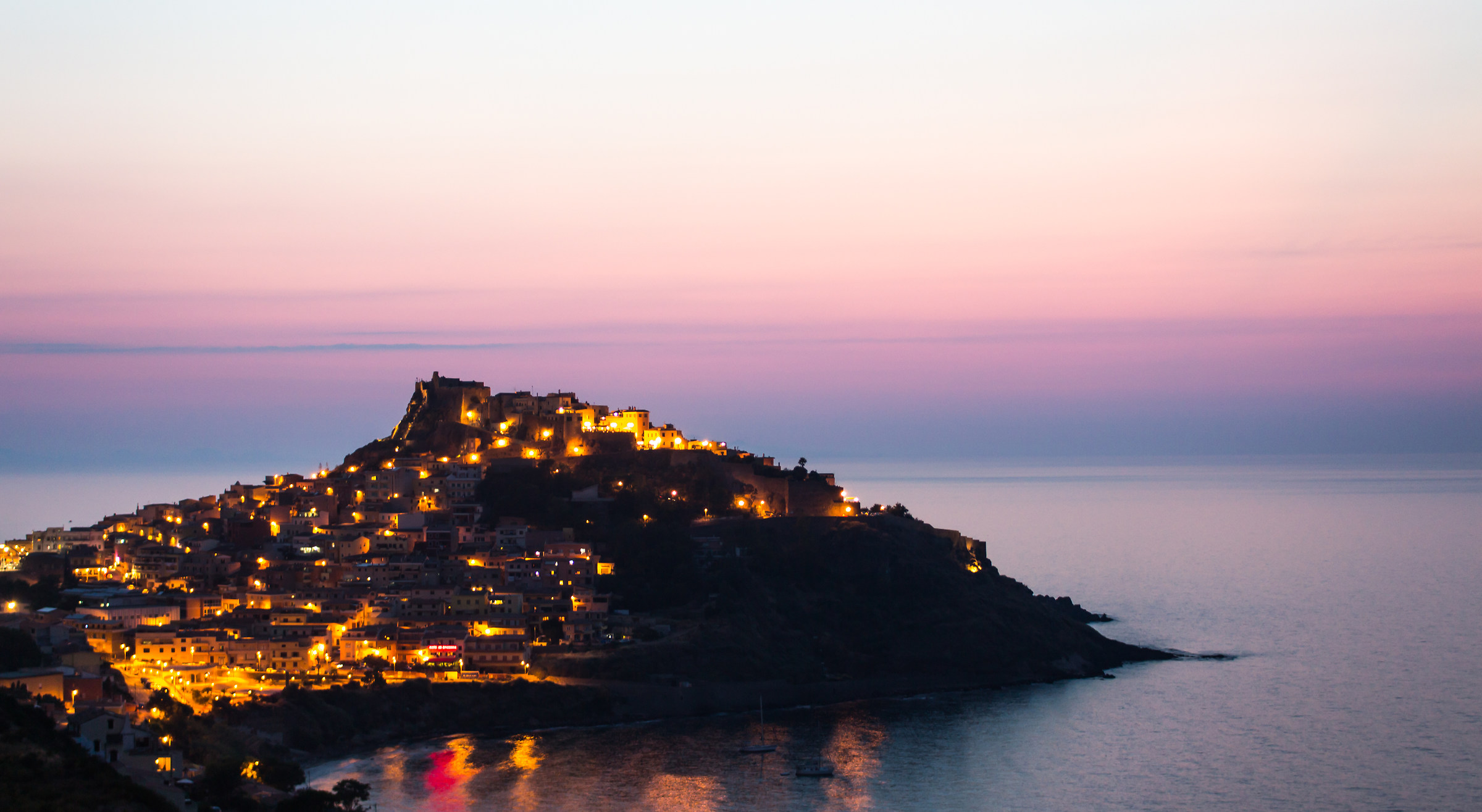 Castelsardo al tramonto