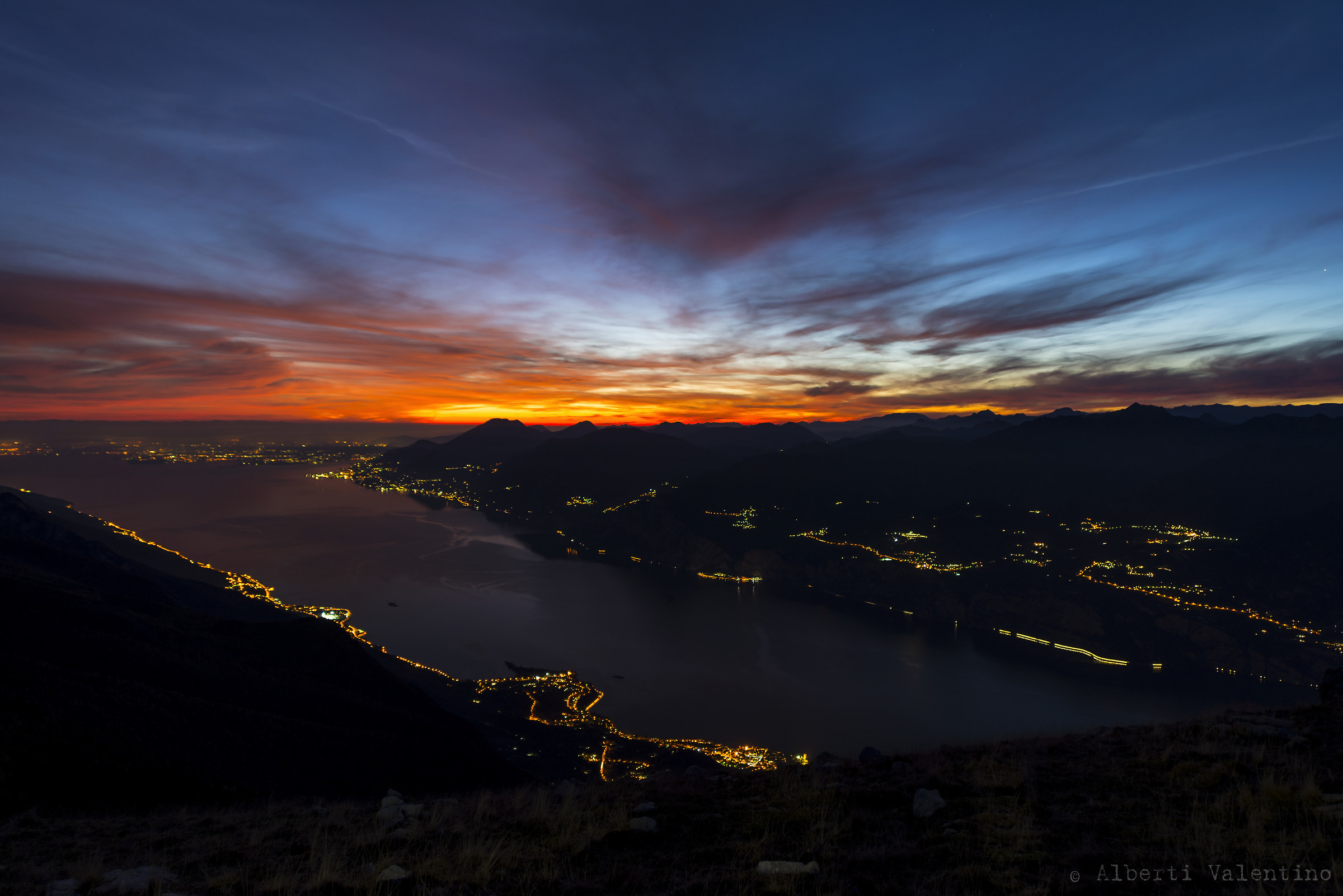 Sunset from Monte Baldo