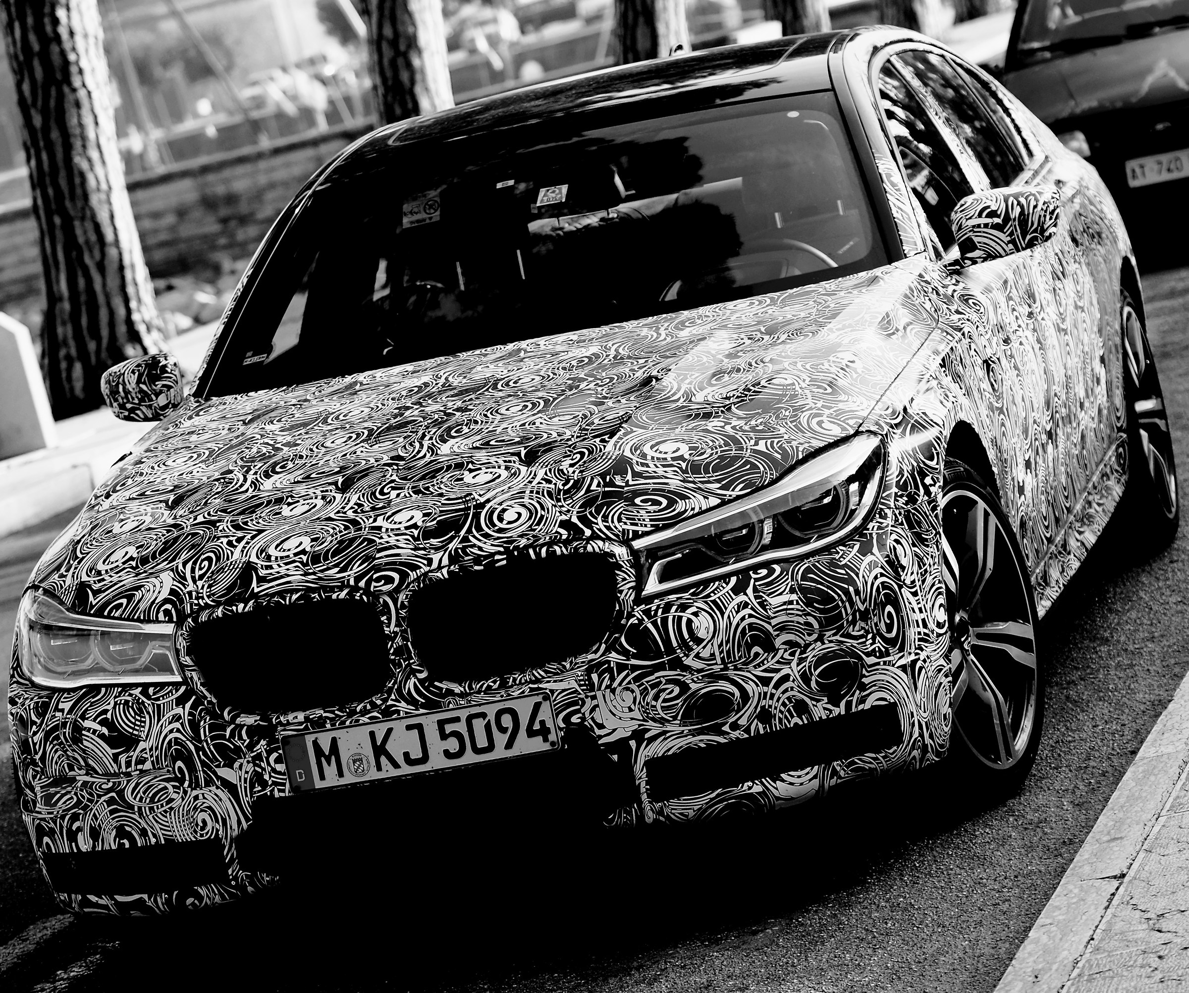BMW art in B&W