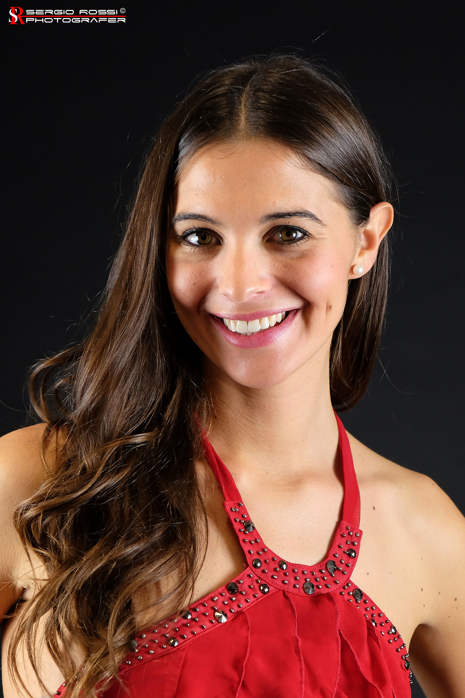 Beautiful model with great smile