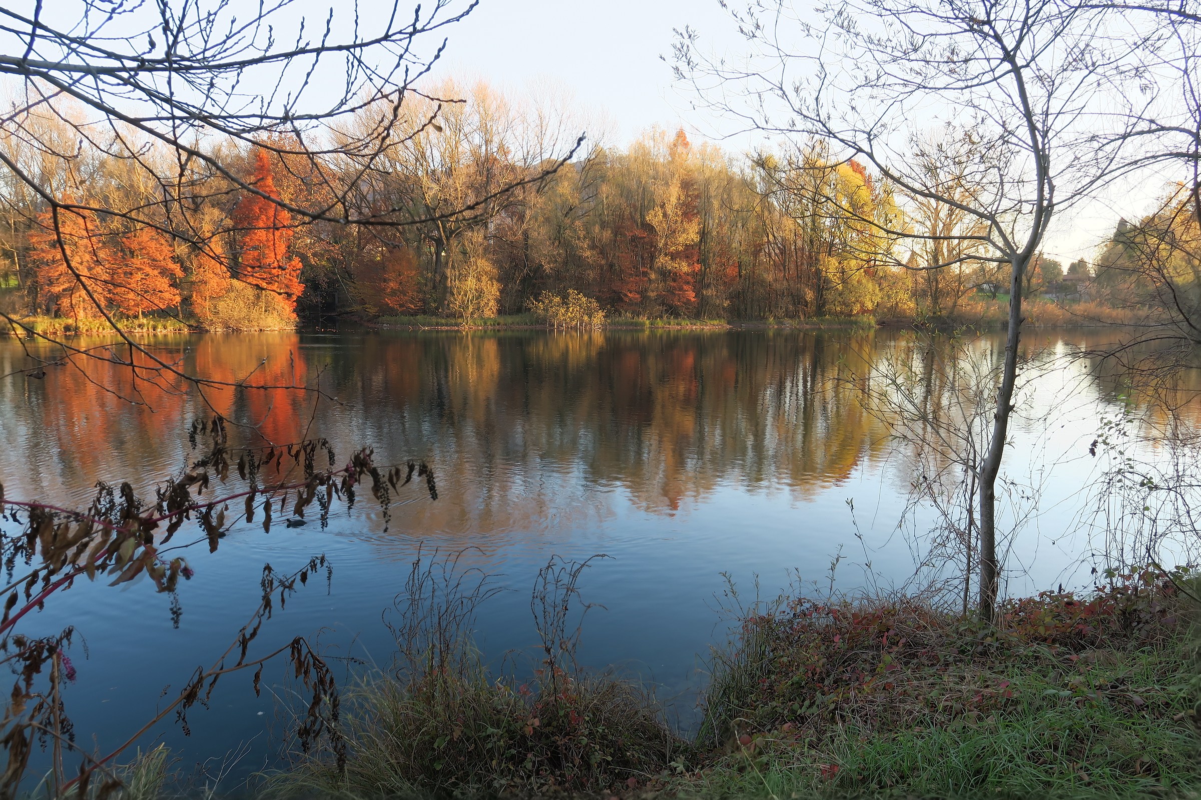 Adda, tramonto autunnale 2