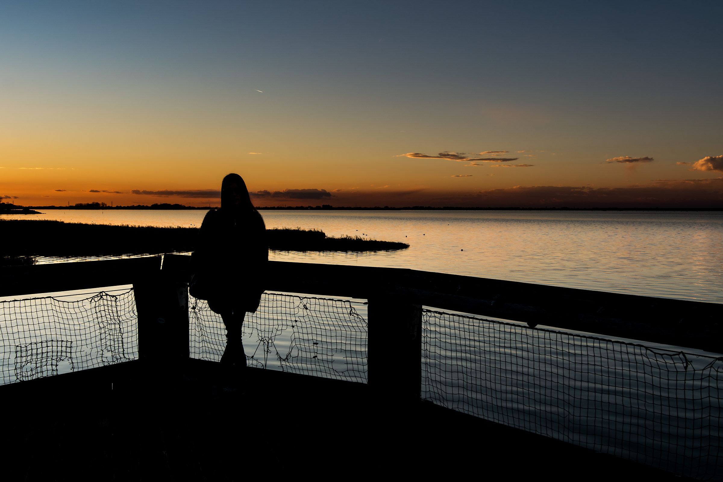 Sunset on the Lagoon