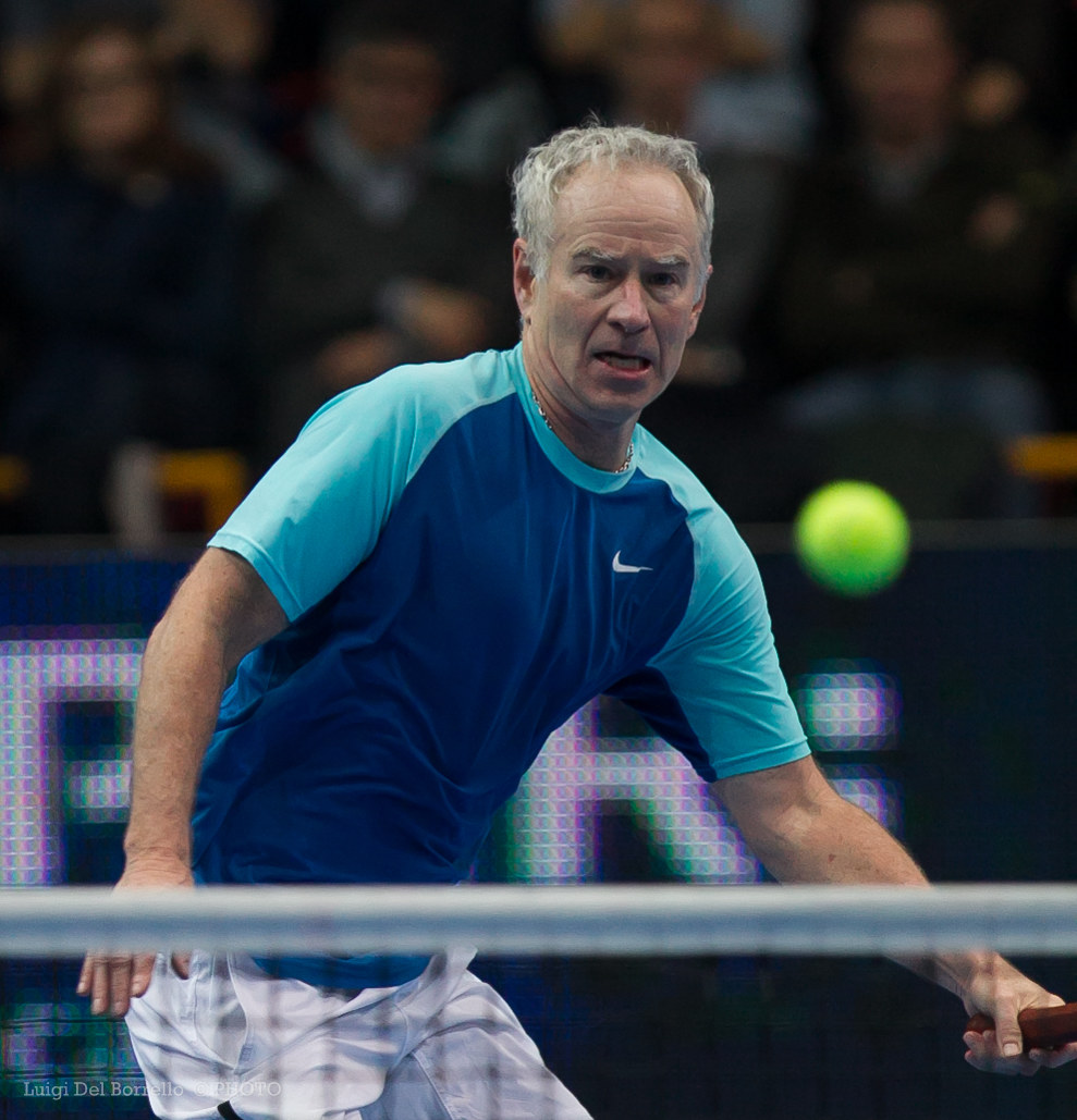John McEnroe - Mats Wilander  Verona 20-11-2015