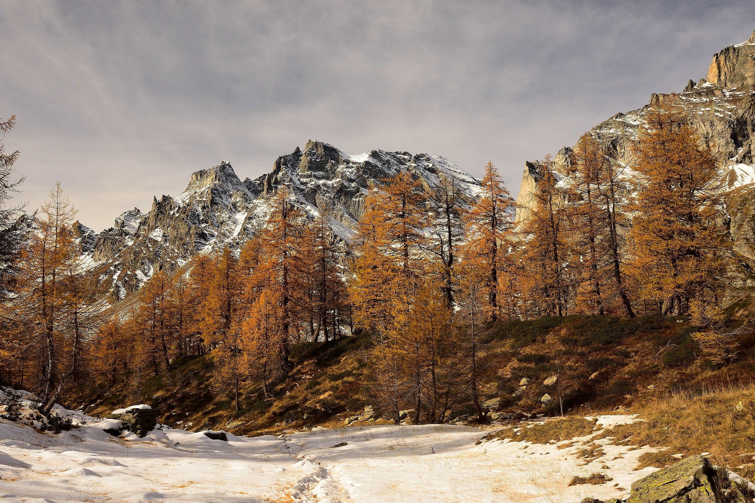 poco prima del lago Nero