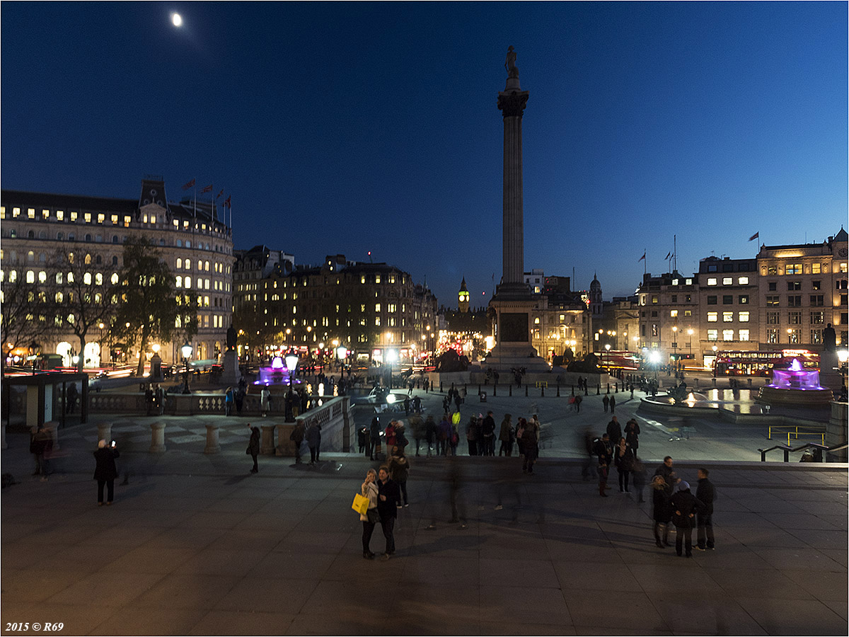 Enjoy life in Trafalgar Square