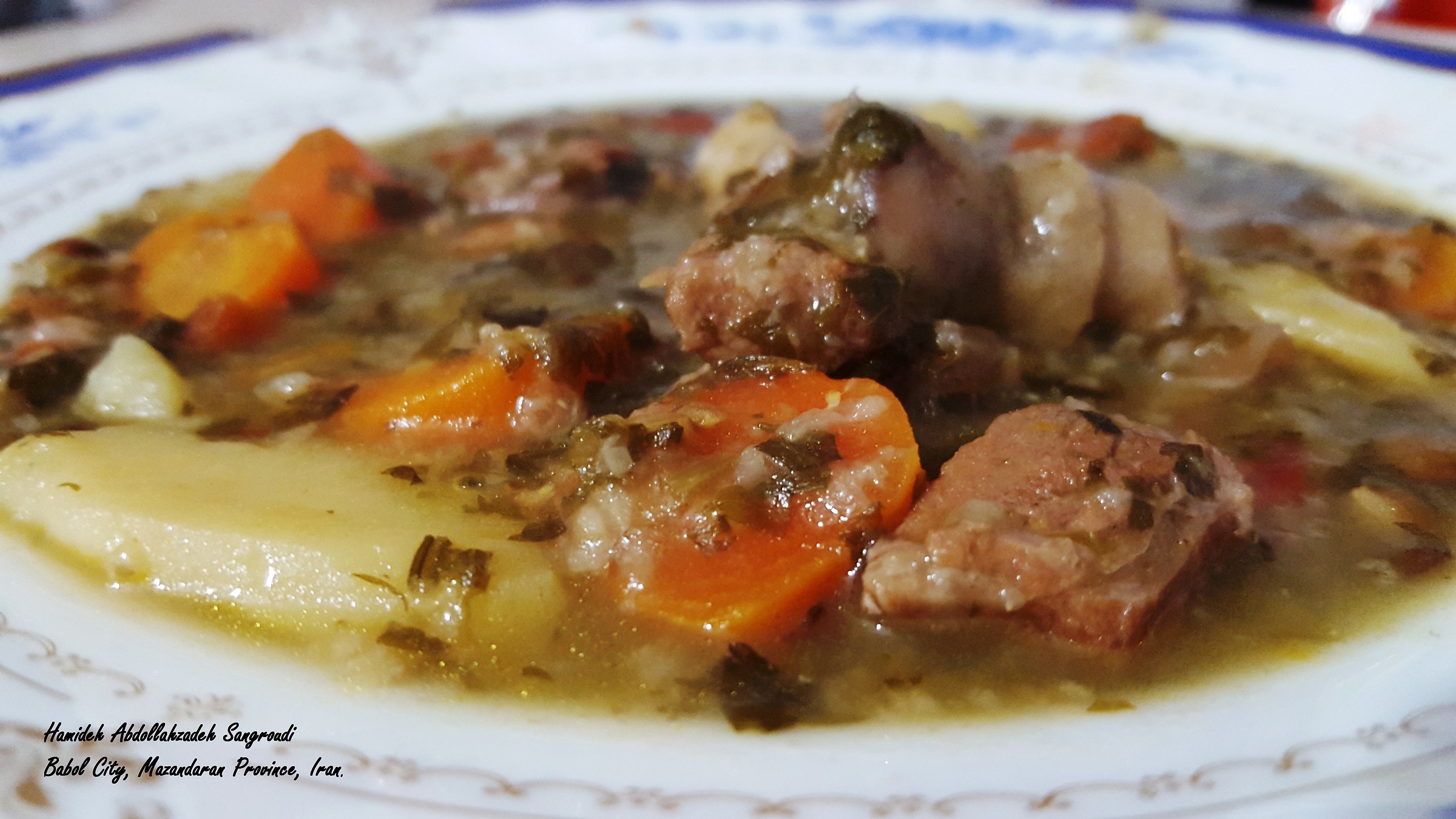 Ingredienti zuppa dopo la cottura !!