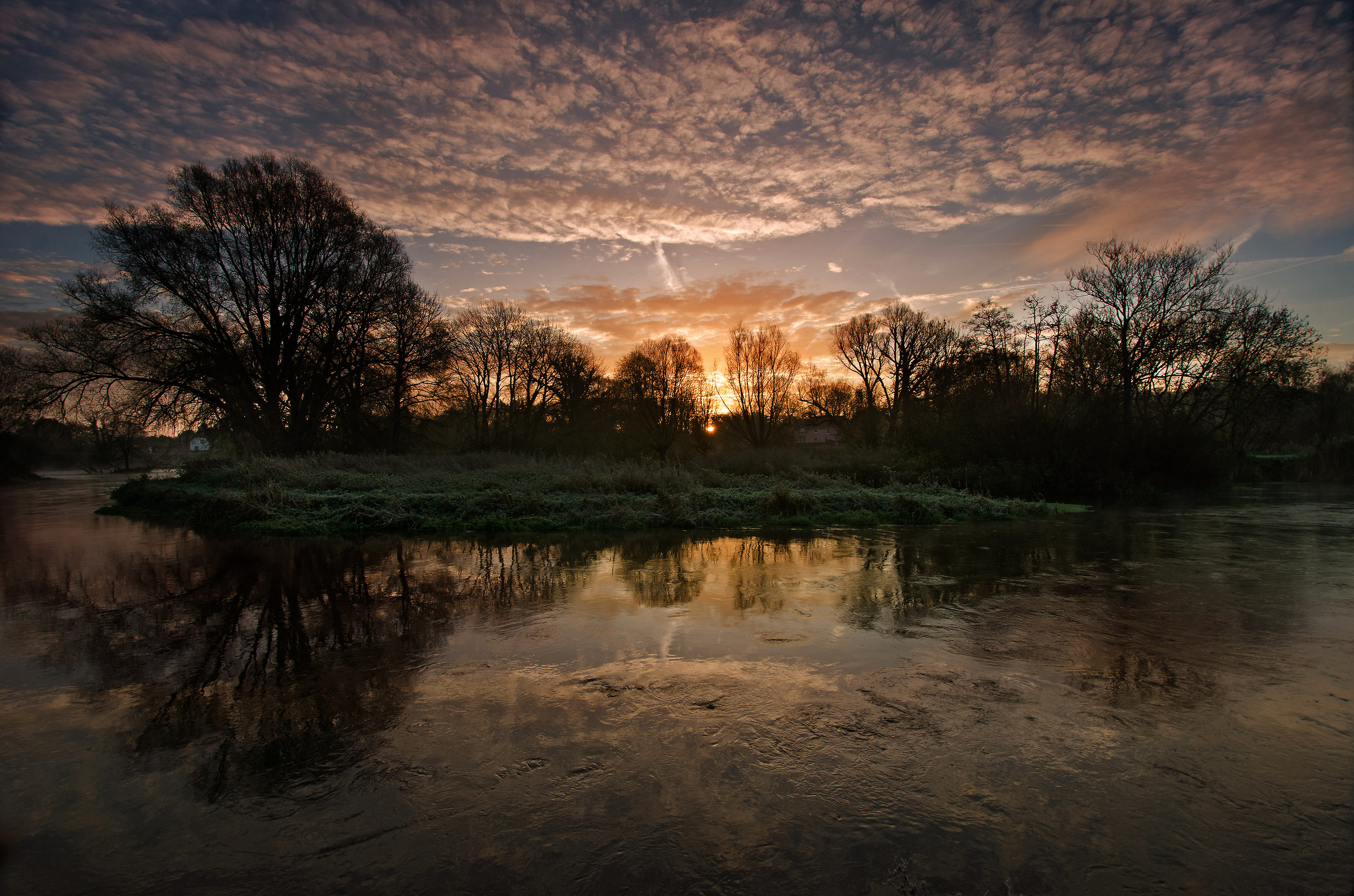 Frosty Sunrise on the Avon