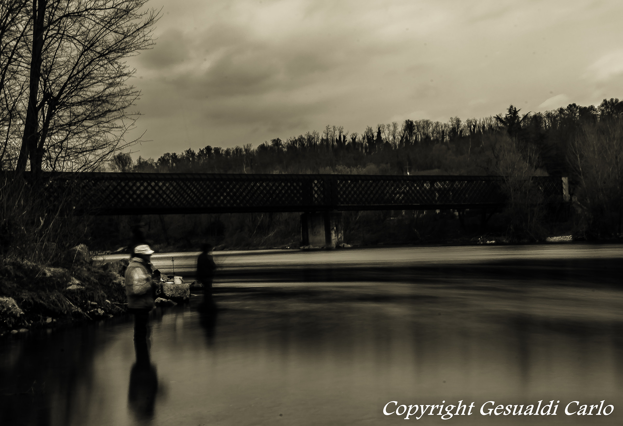 Ponte di Oleggio, Fiume Ticino