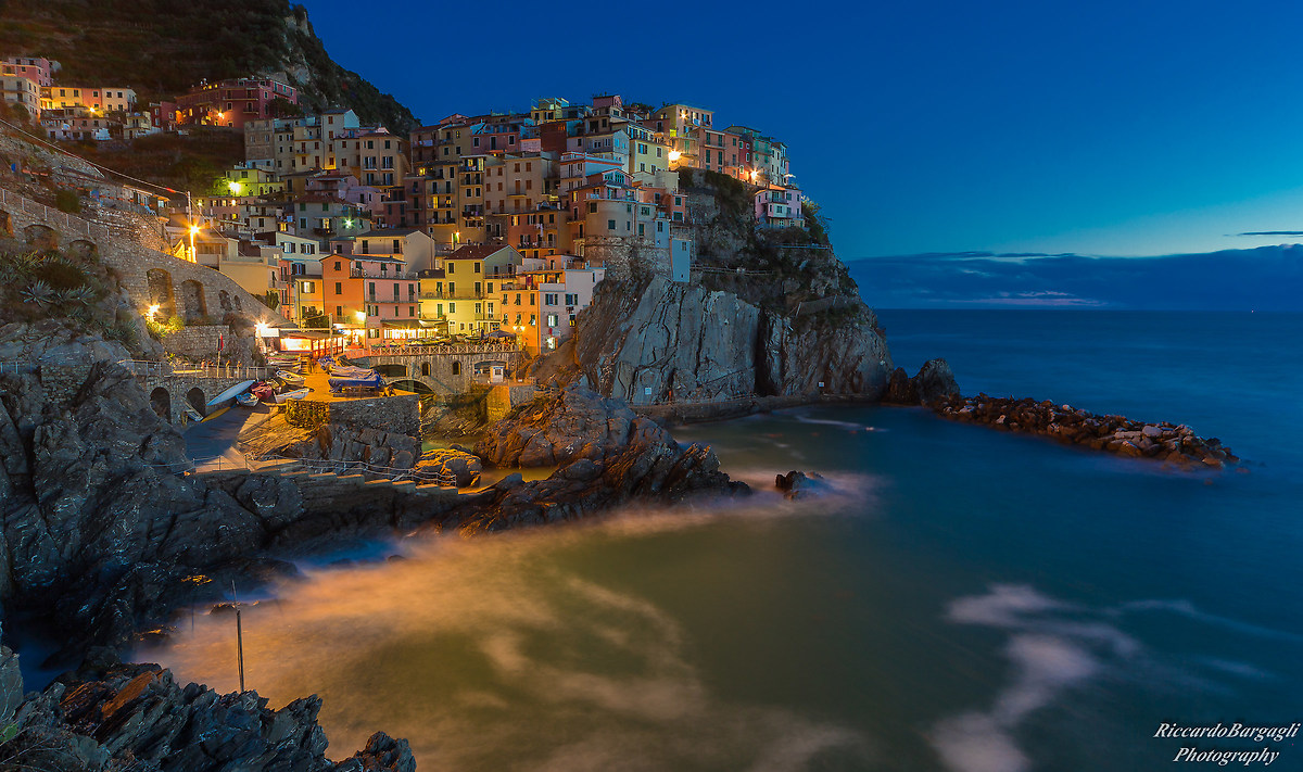 Manarola blue hour
