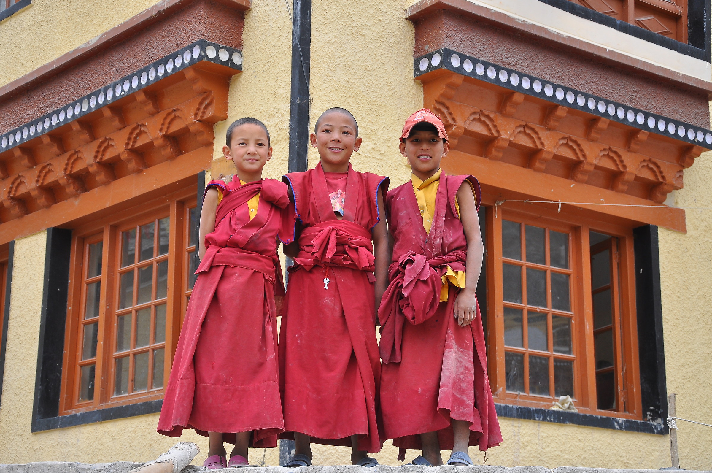 Piccoli monaci nel Ladakh