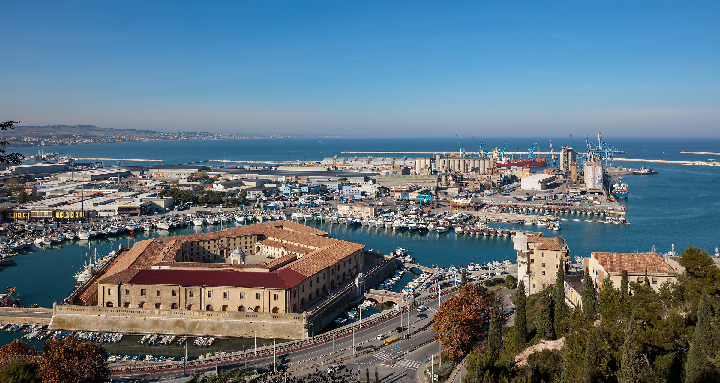 Ancona - view of Mole Vanvitelliana