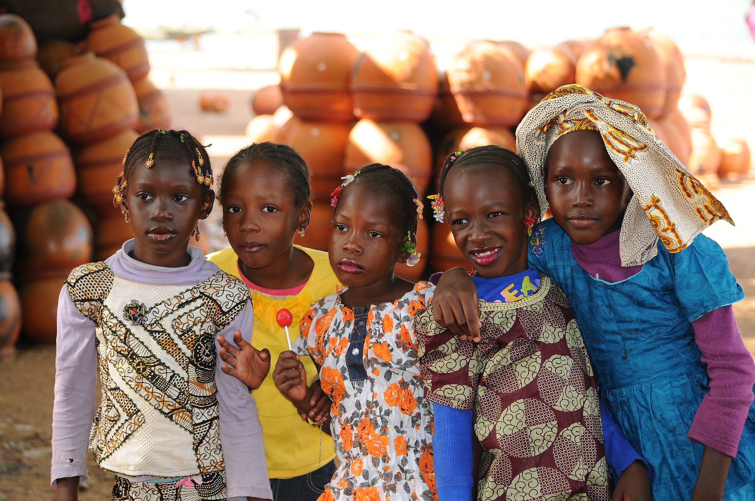 Gruppo bambini in Mali