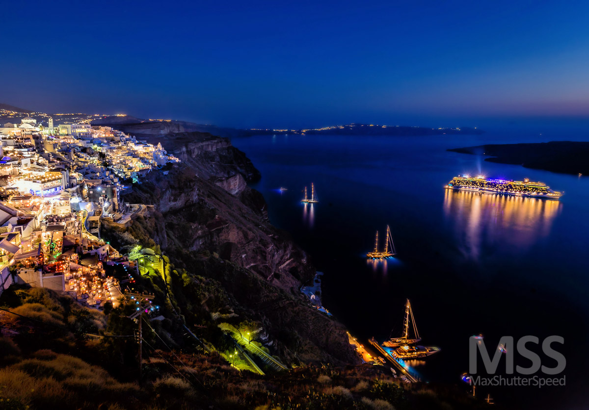 Santorini lights