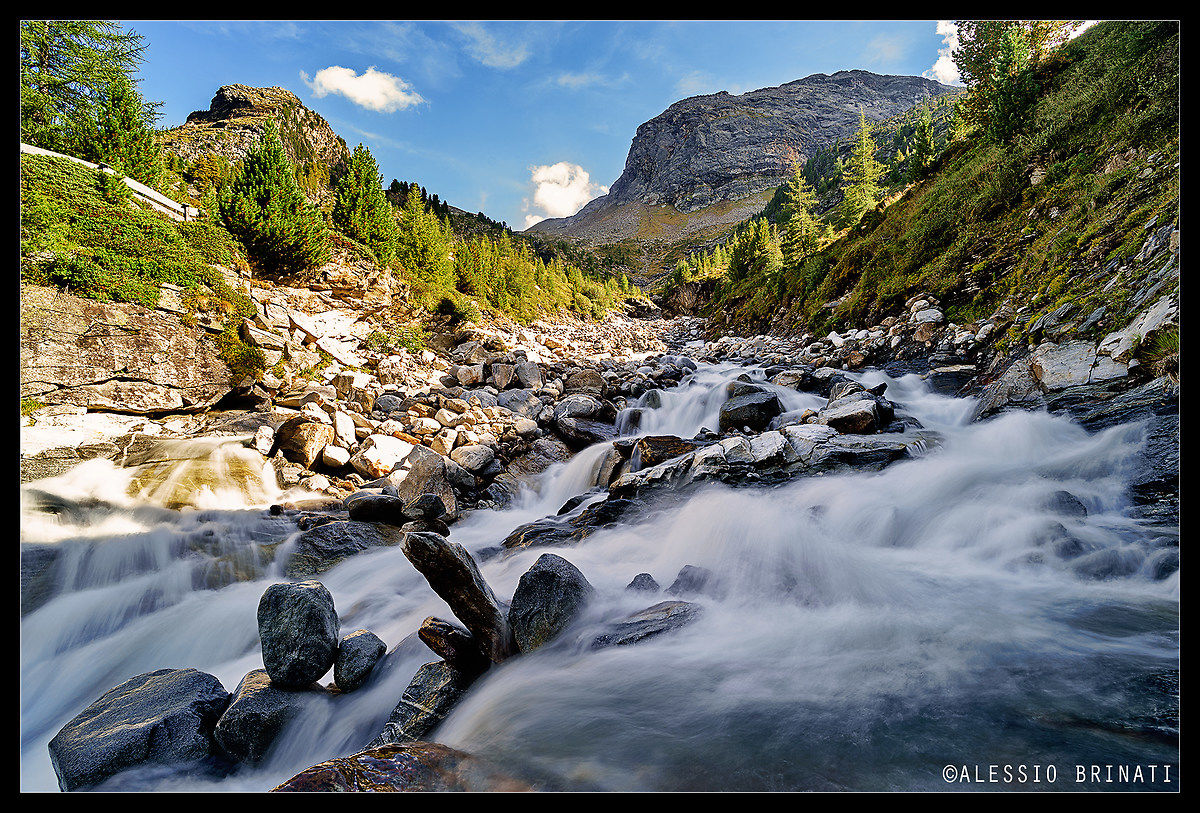 Going up to the Rifugio Rome