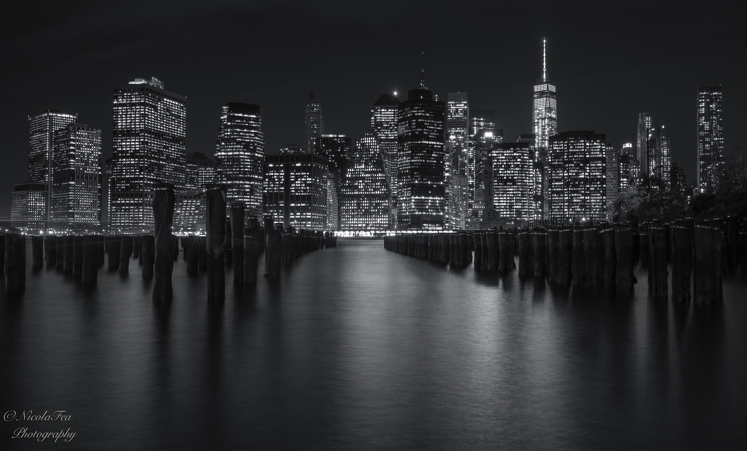 Brooklyn Bridge Park B / W