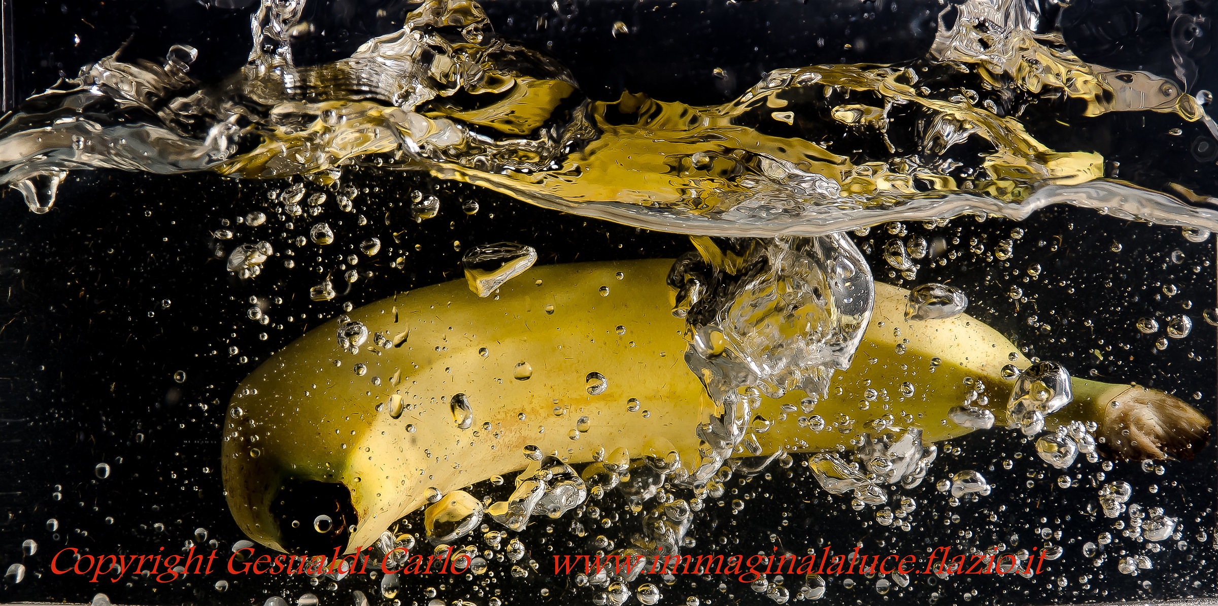 Splash photography frutta