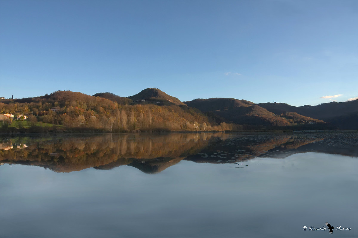 Fimon lake - autumn sunset