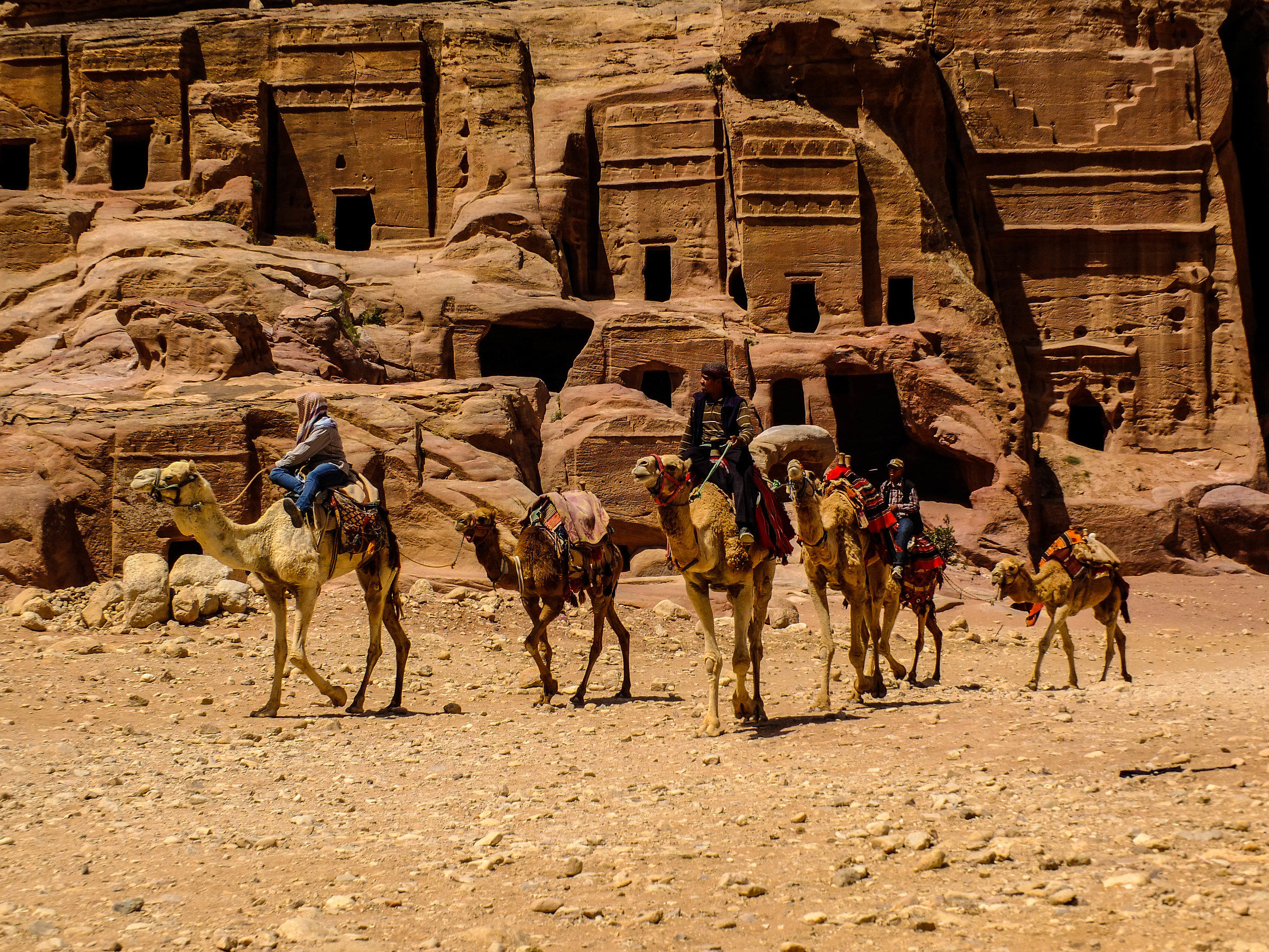 nella valle dei tesori di Giordania