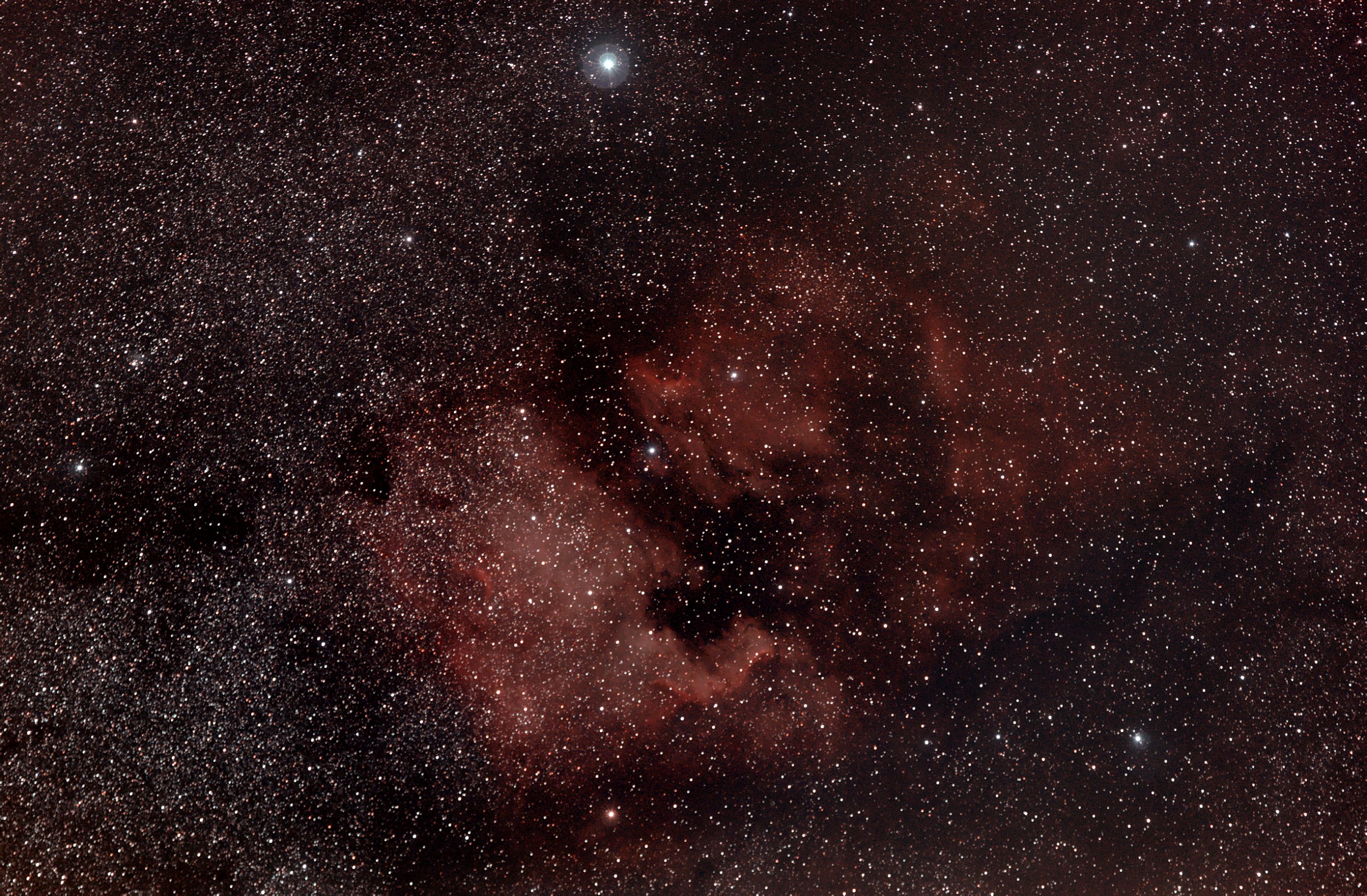 nebulosa nord america