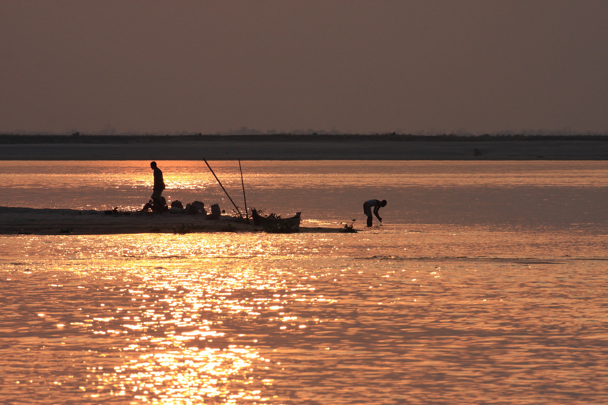 Sunset on Brahmaputra