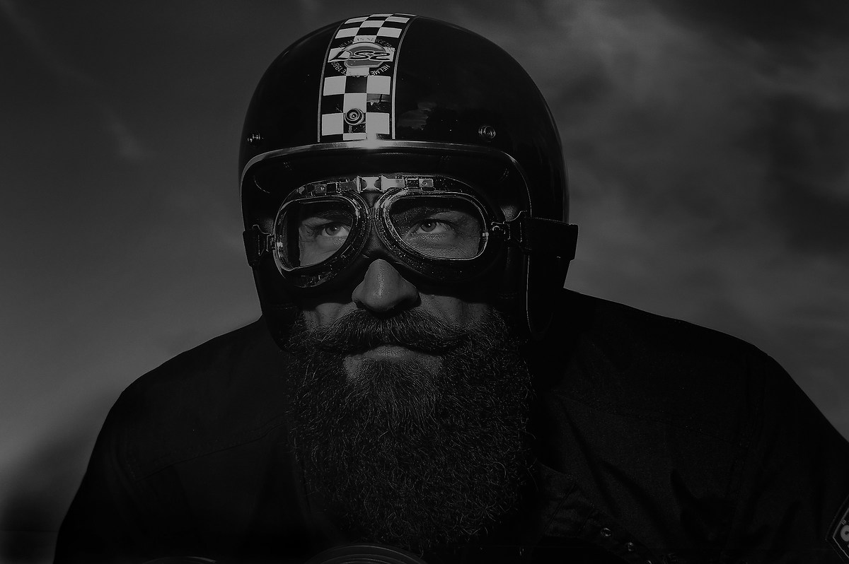 THE motorcyclist ... ..