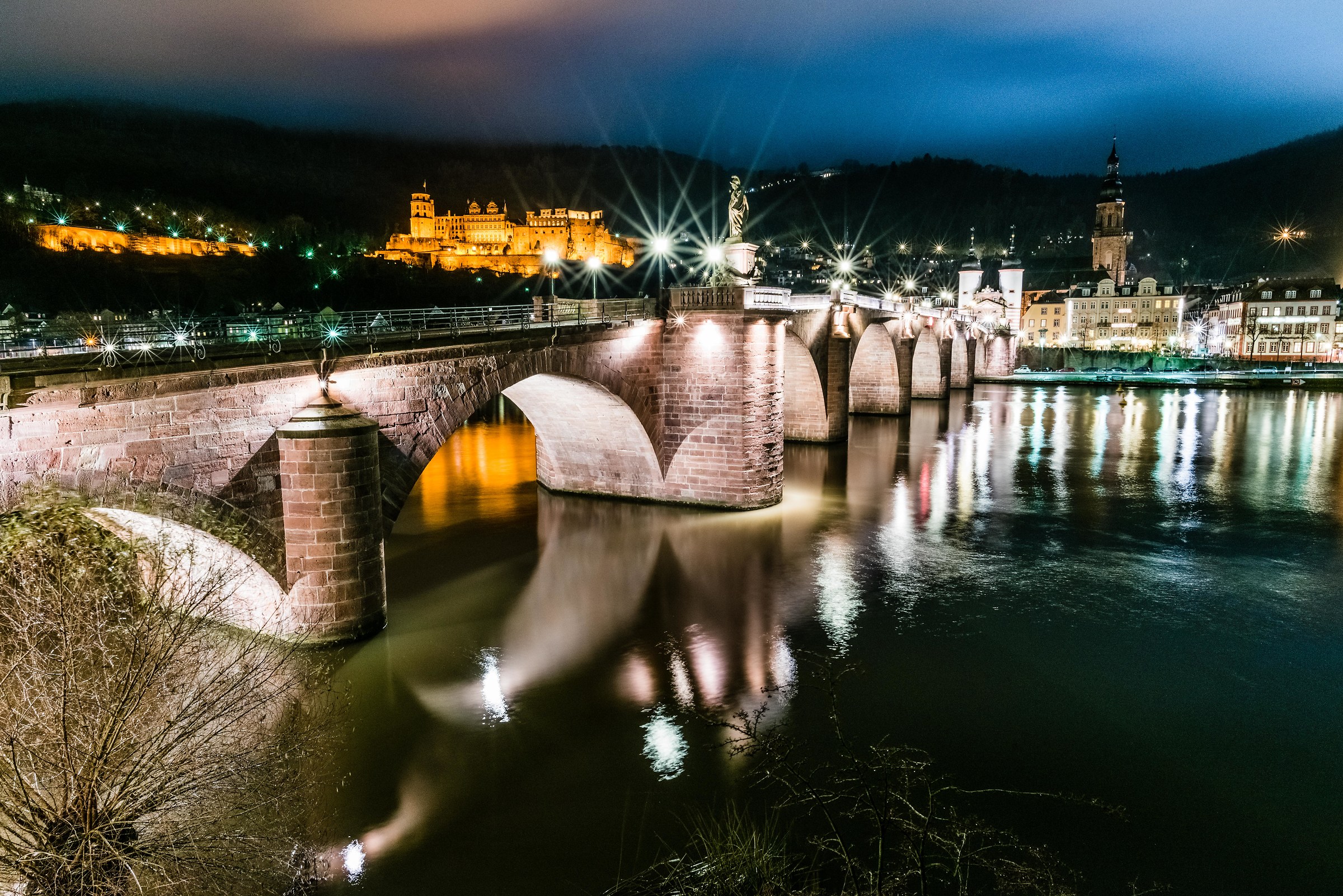Heidelberg, Ponte e Castello