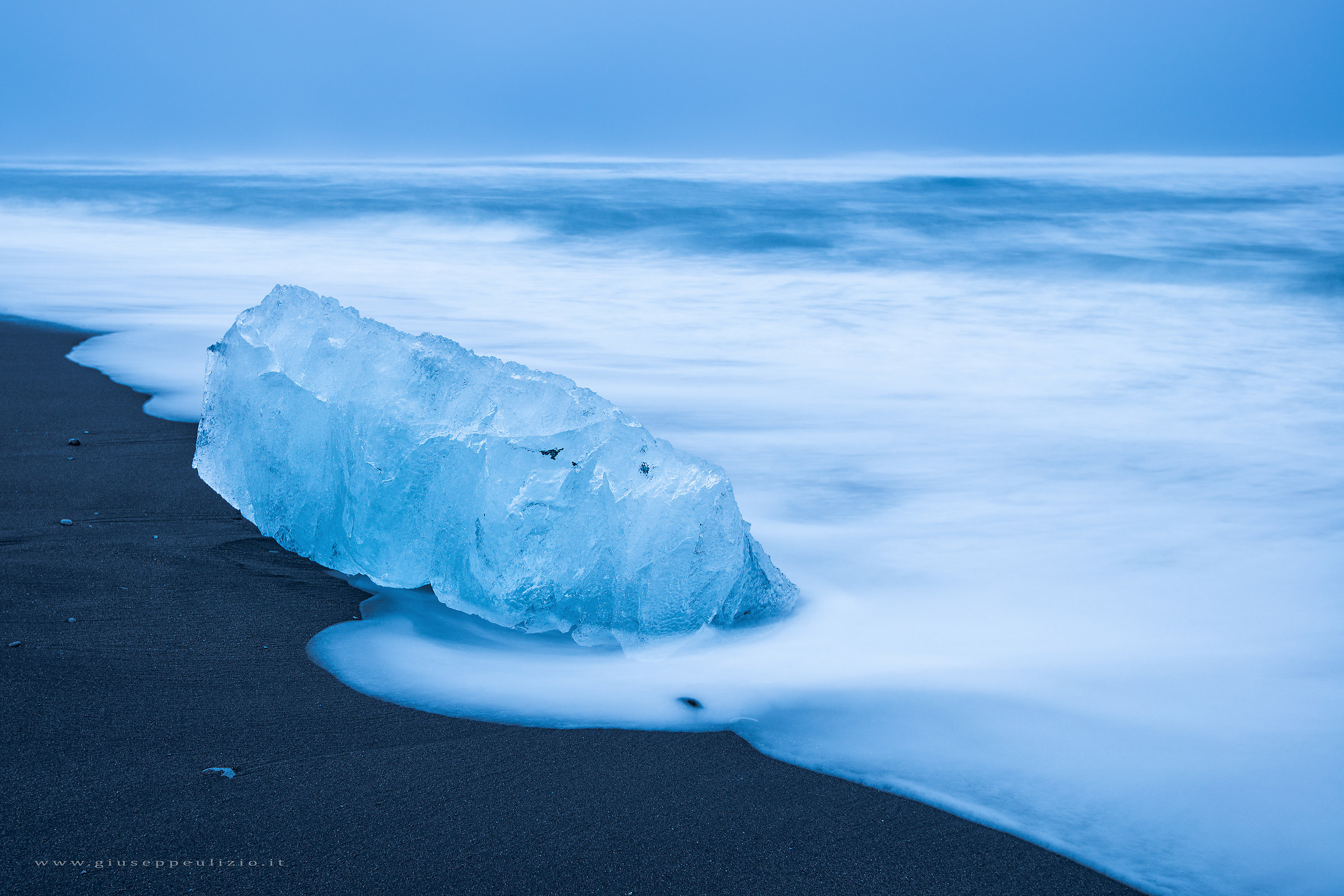 L'ora blu a Jokulsárlón