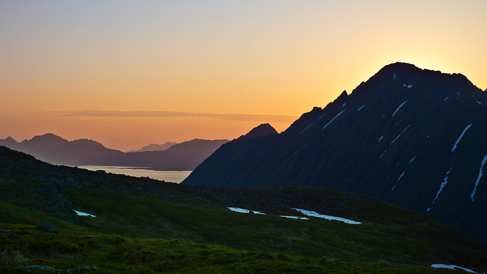 Twilight in the Lofoten Islands, Norway