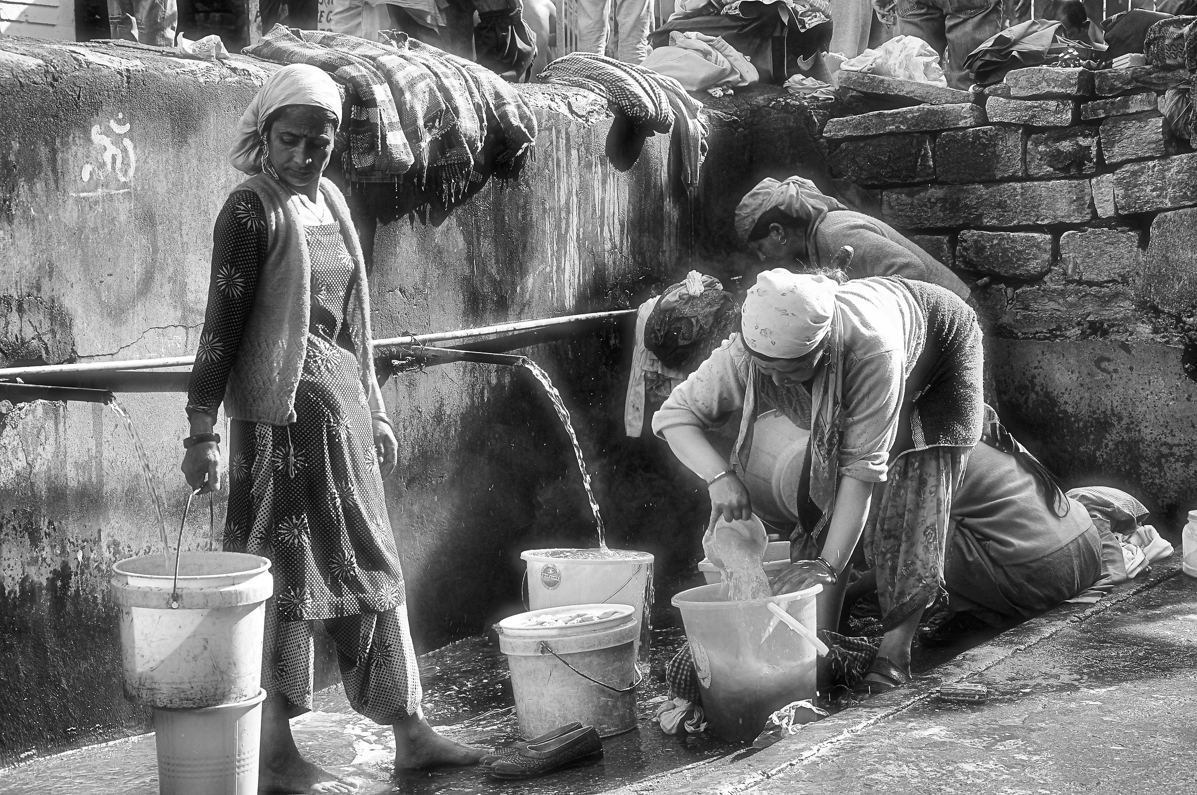 Donne al lavatoio (India)