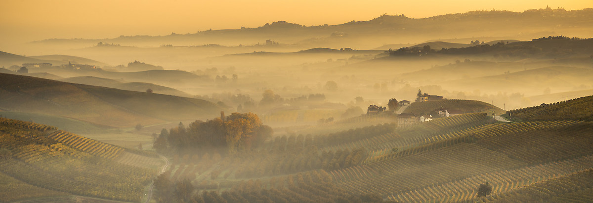 panoramica novembrina in Langa