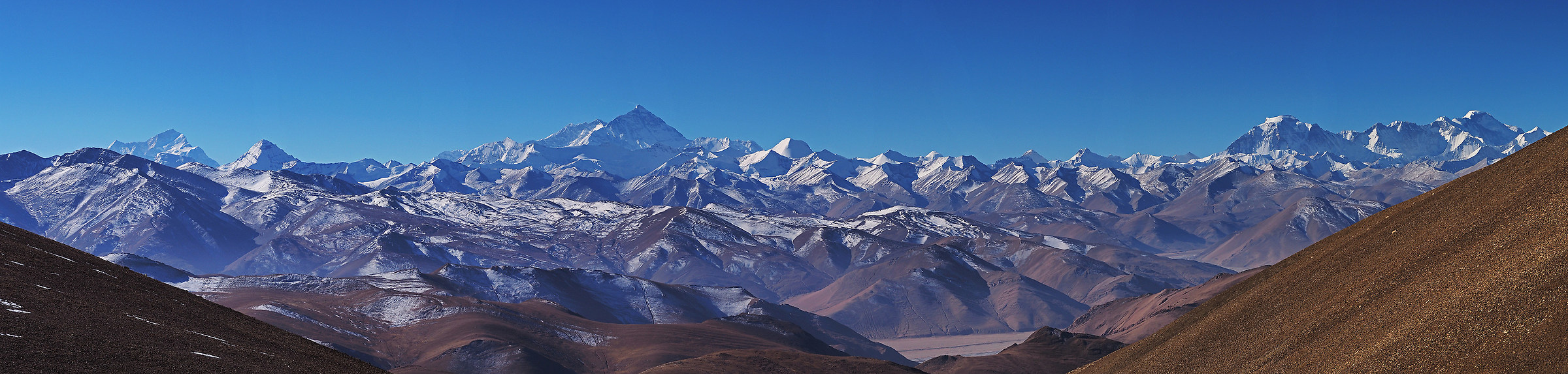 Himmalaya range from Pang La pass