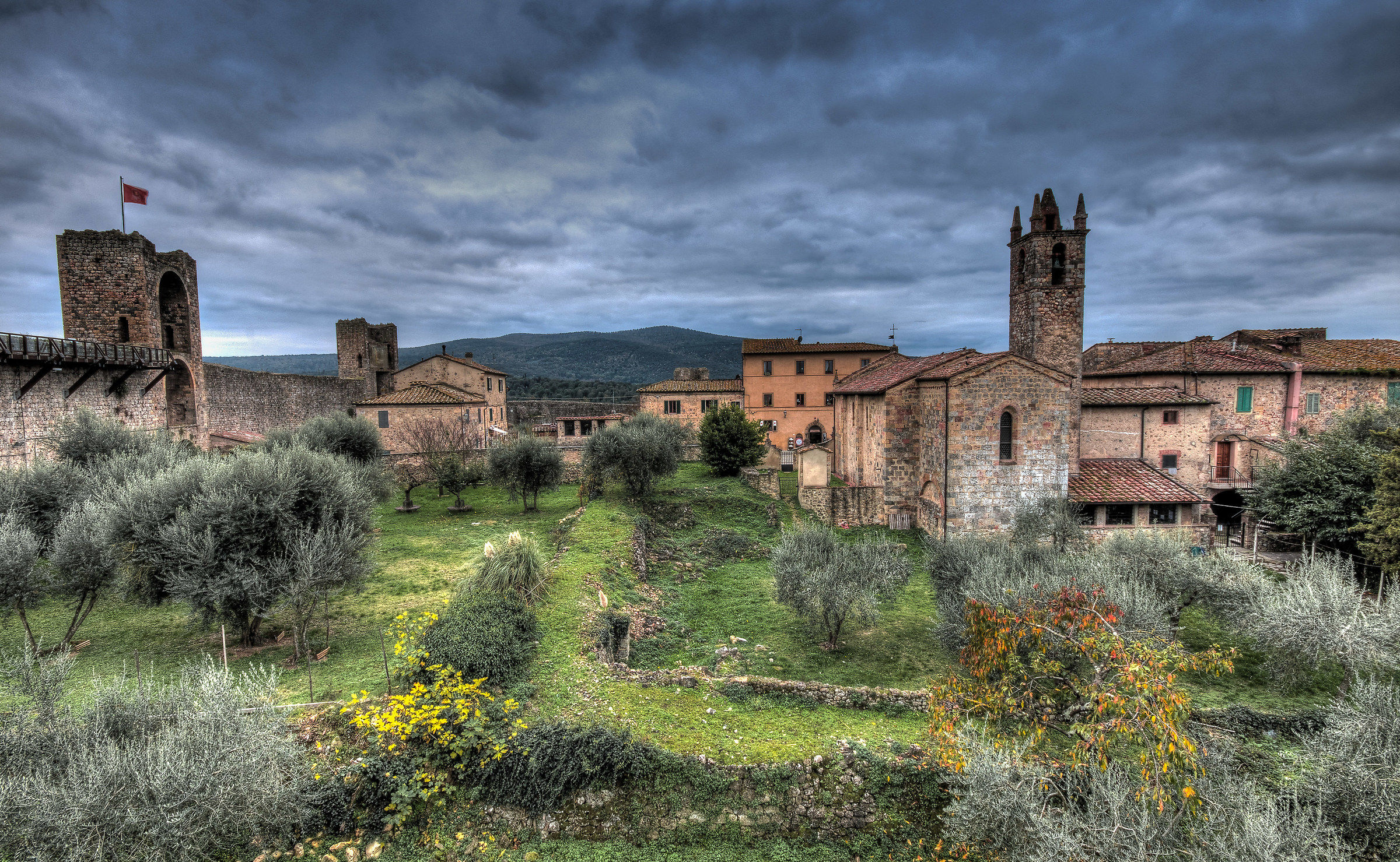 Monteriggioni, from inside the walls